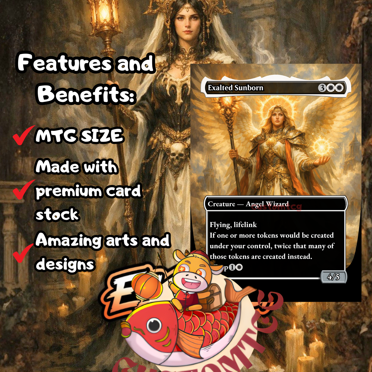 Thalisse, Reverent Medium Custom Deck