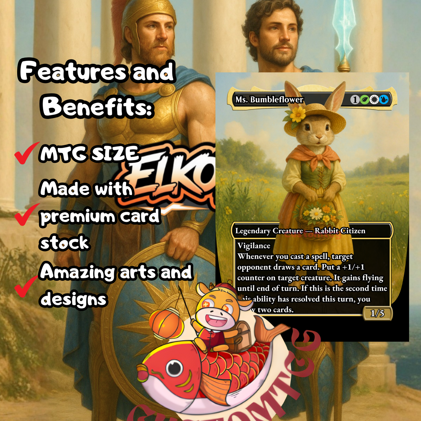 Kynaios and Tiro of Meletis Custom Deck