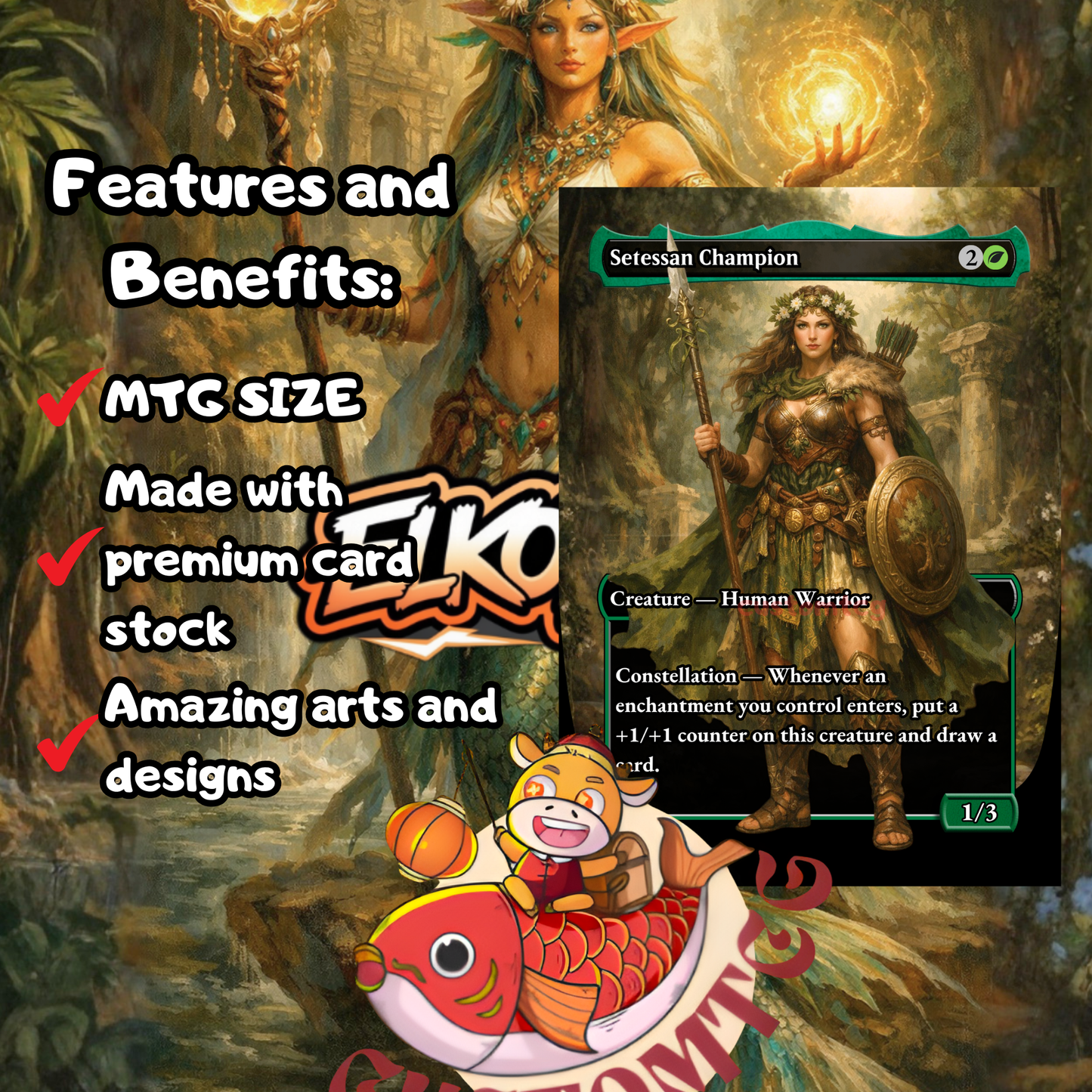 Tuvasa the Sunlit Custom Deck