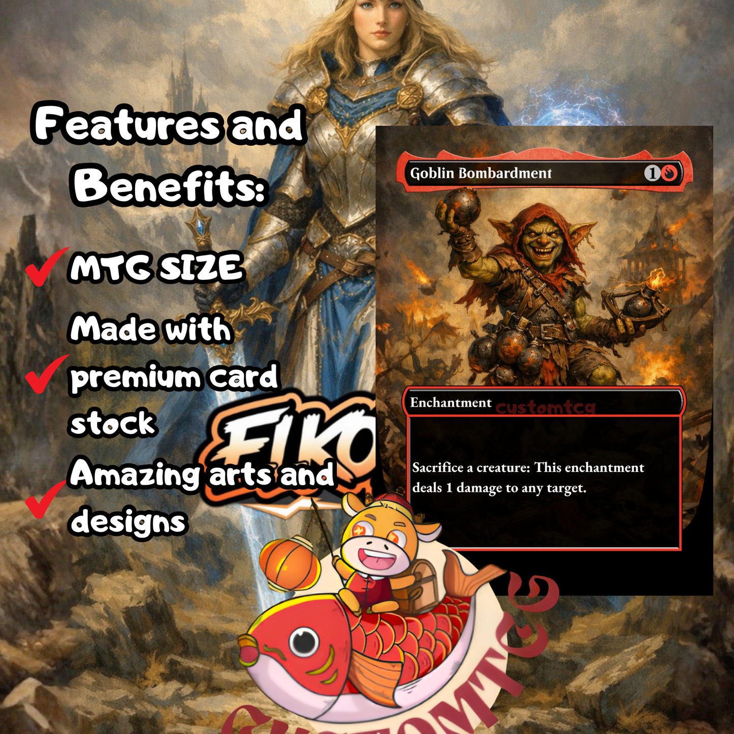 Celes V2 — Custom Commander Deck (100 Cards + Tokens)