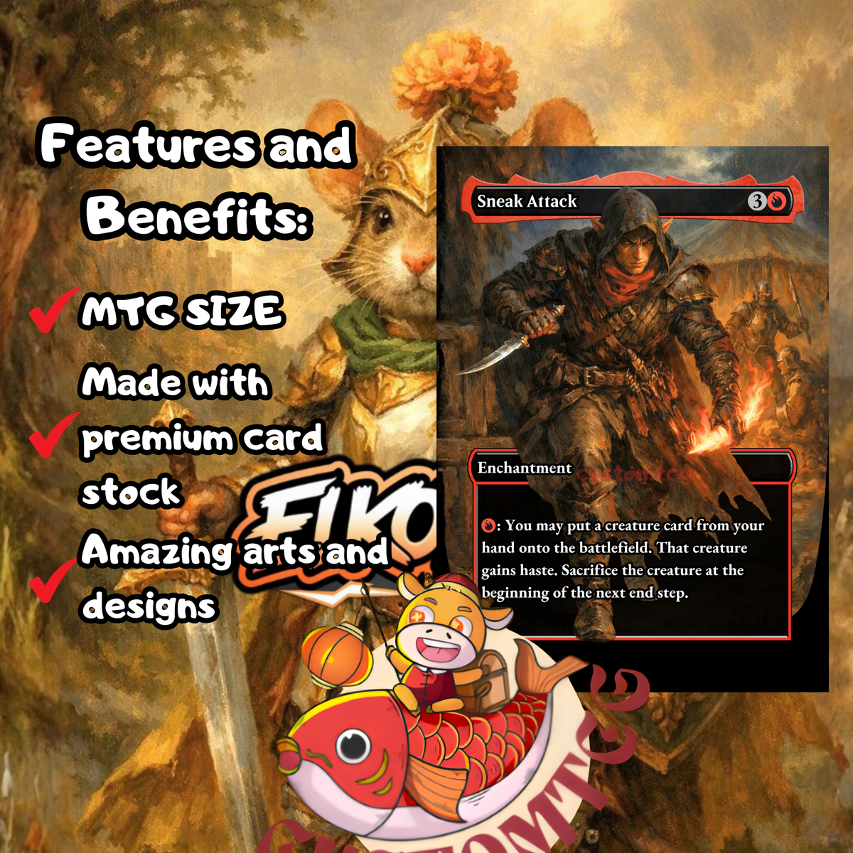 Arthur, Marigold Knight Jeskai Custom Deck
