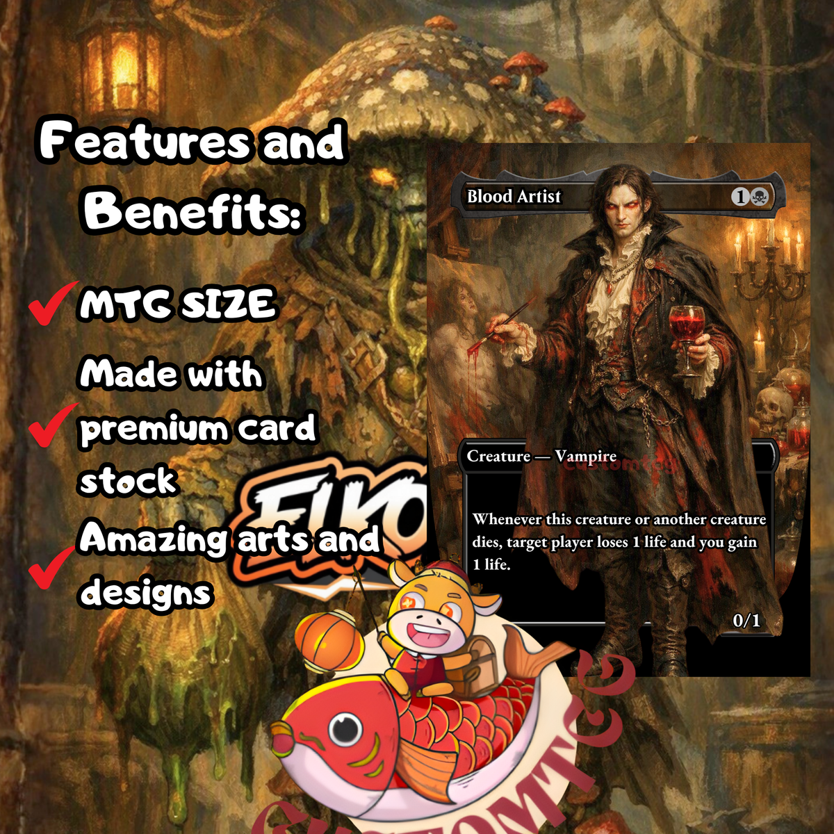 SLIMEFOOT, THE STOWAWAY — Golgari Fungus & Saproling Aristocrats Custom Deck