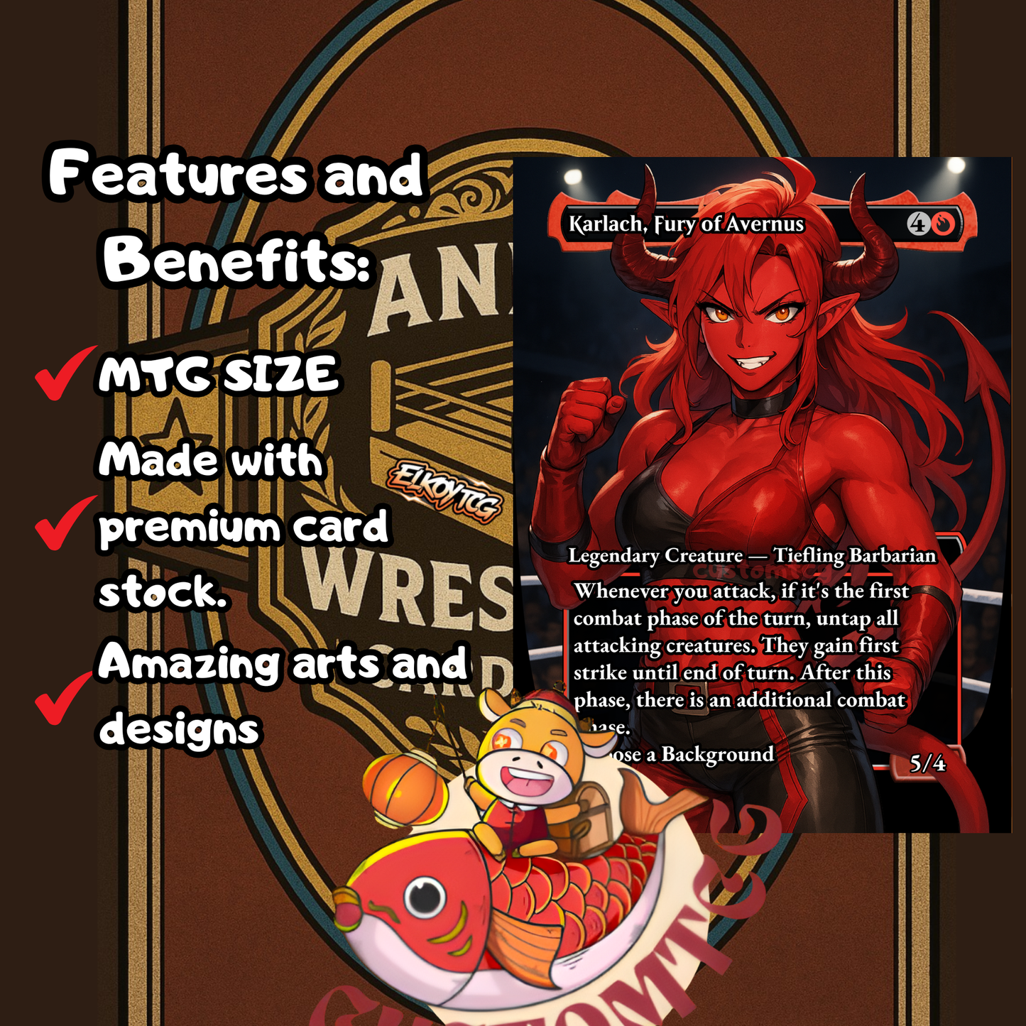 Wrestler Waifus – Custom Themed Deck