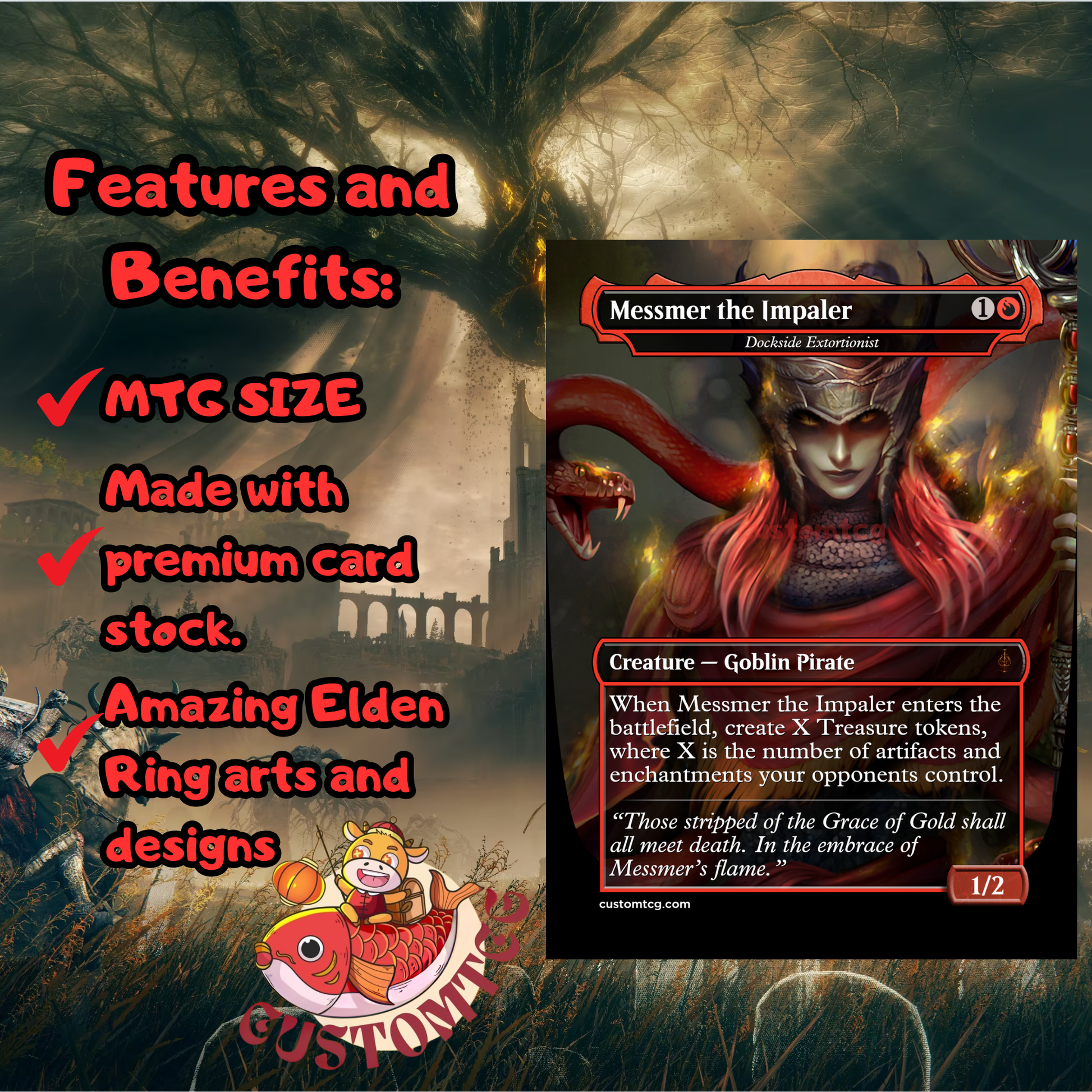 Elden Ring Radhan Custom Deck – ElkoyTCG