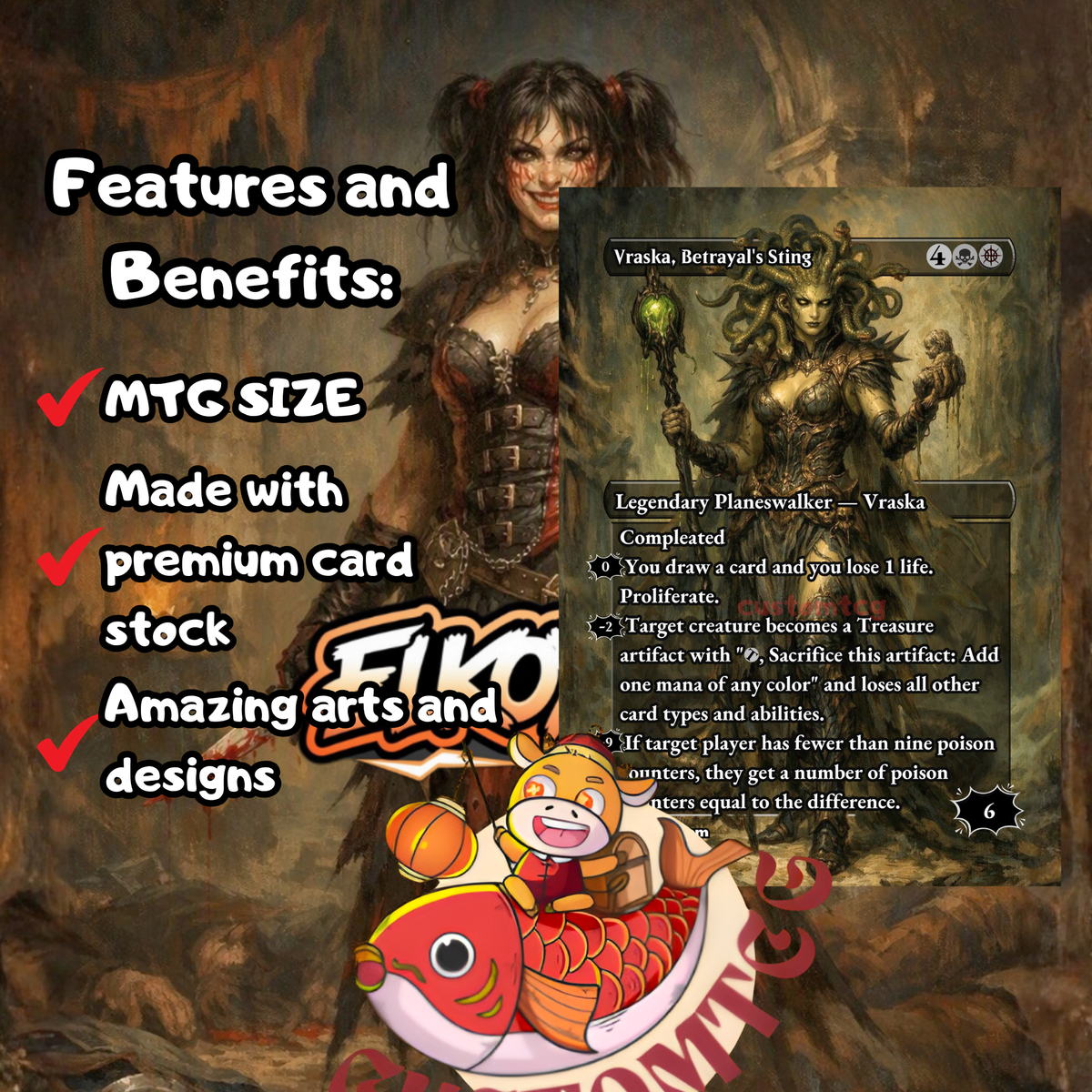 Massacre Girl, Known Killer — Mono-Black -1/-1 Counters Custom Deck
