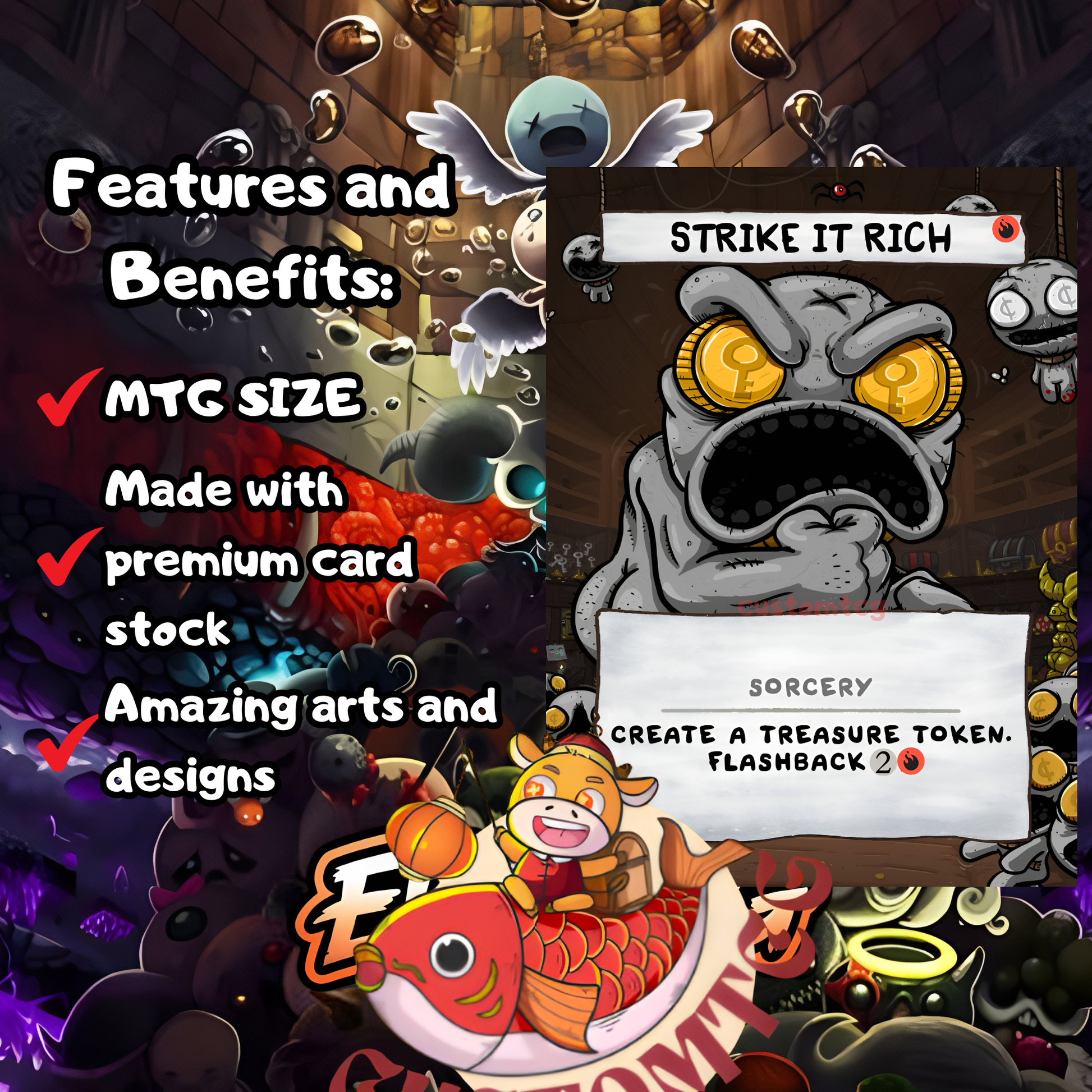 ISAAC TREASURE CUSTOM DECK ISAAC TREASURE CUSTOM DECK