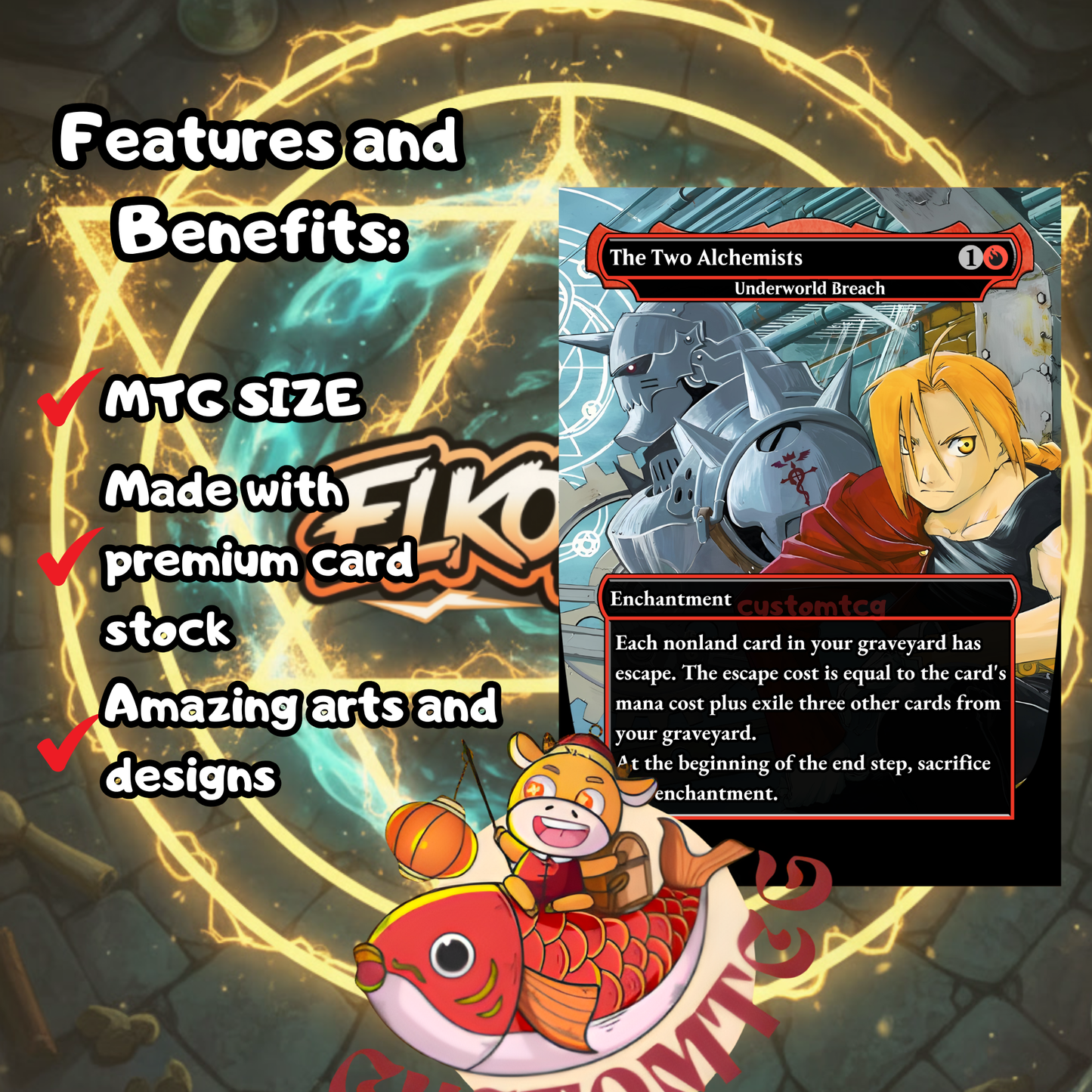 Fullmetal Alchemist Themed Custom Deck