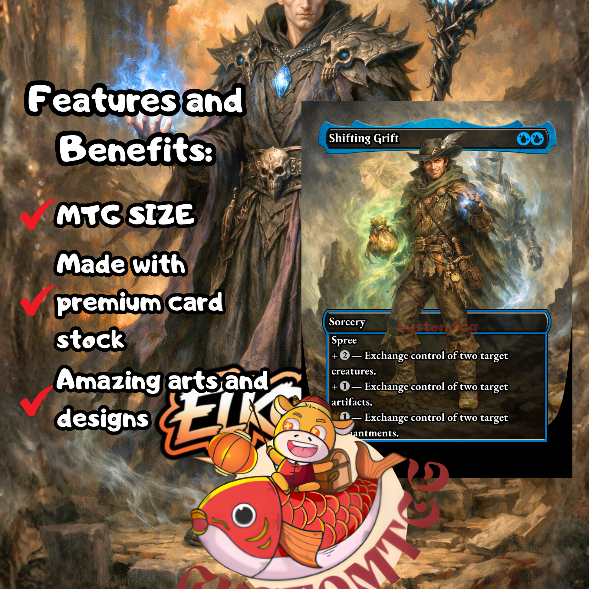 Jon Irenicus, Shattered One – Custom Deck⚡🧙
