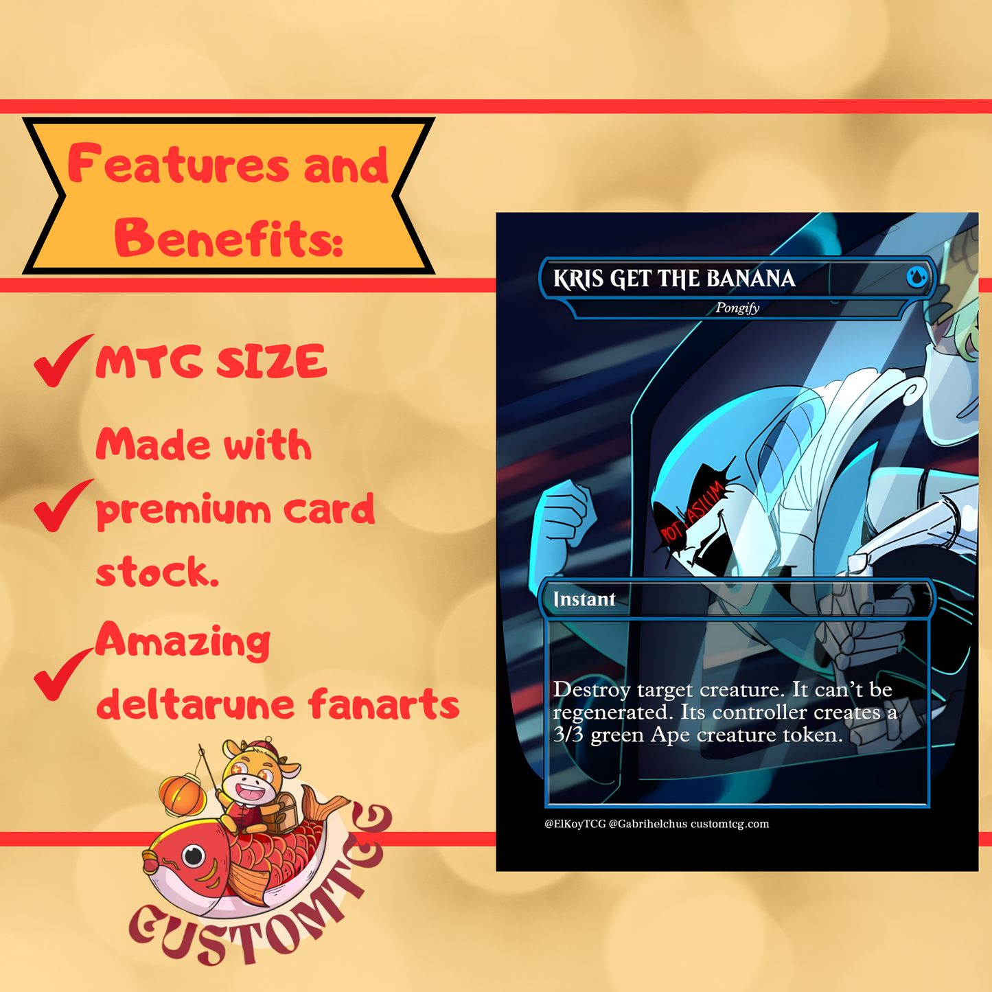 Deltarune Custom Deck