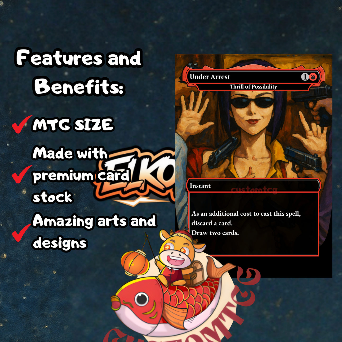 Fire Lord Azula Cowboy Bebop Commander Deck ElkoyTCG Fire Lord Azula Cowboy Bebop Commander Deck ElkoyTCG