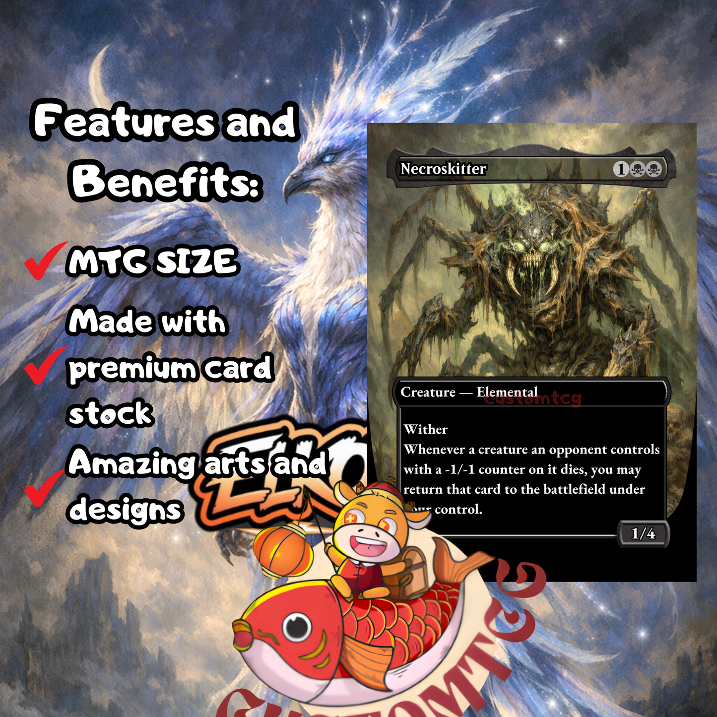 Maha, Its Feathers Night custom deck