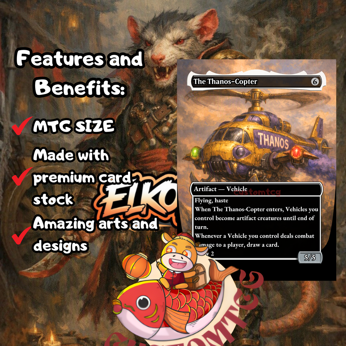 Greasefang, Okiba Boss Custom Deck