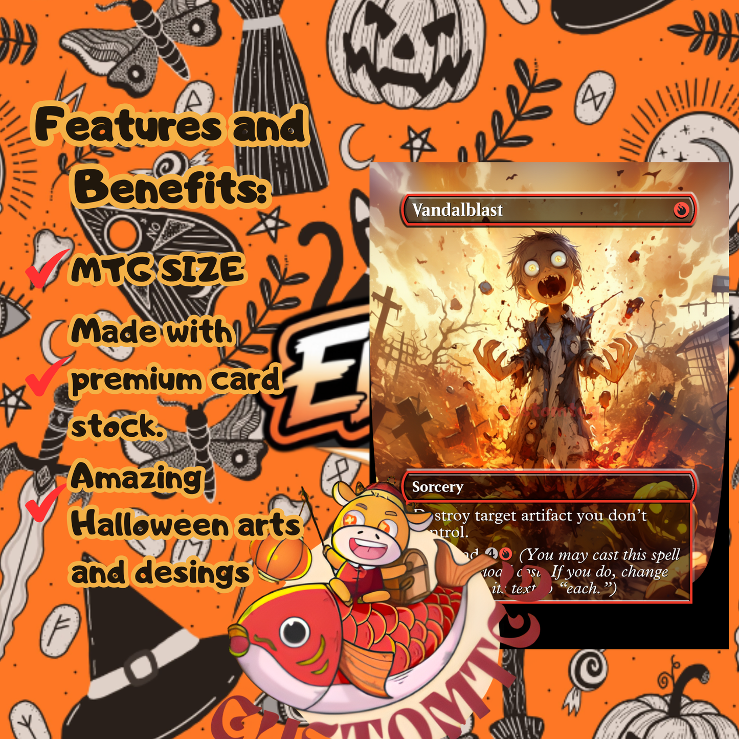 Locust Custom Halloween Deck