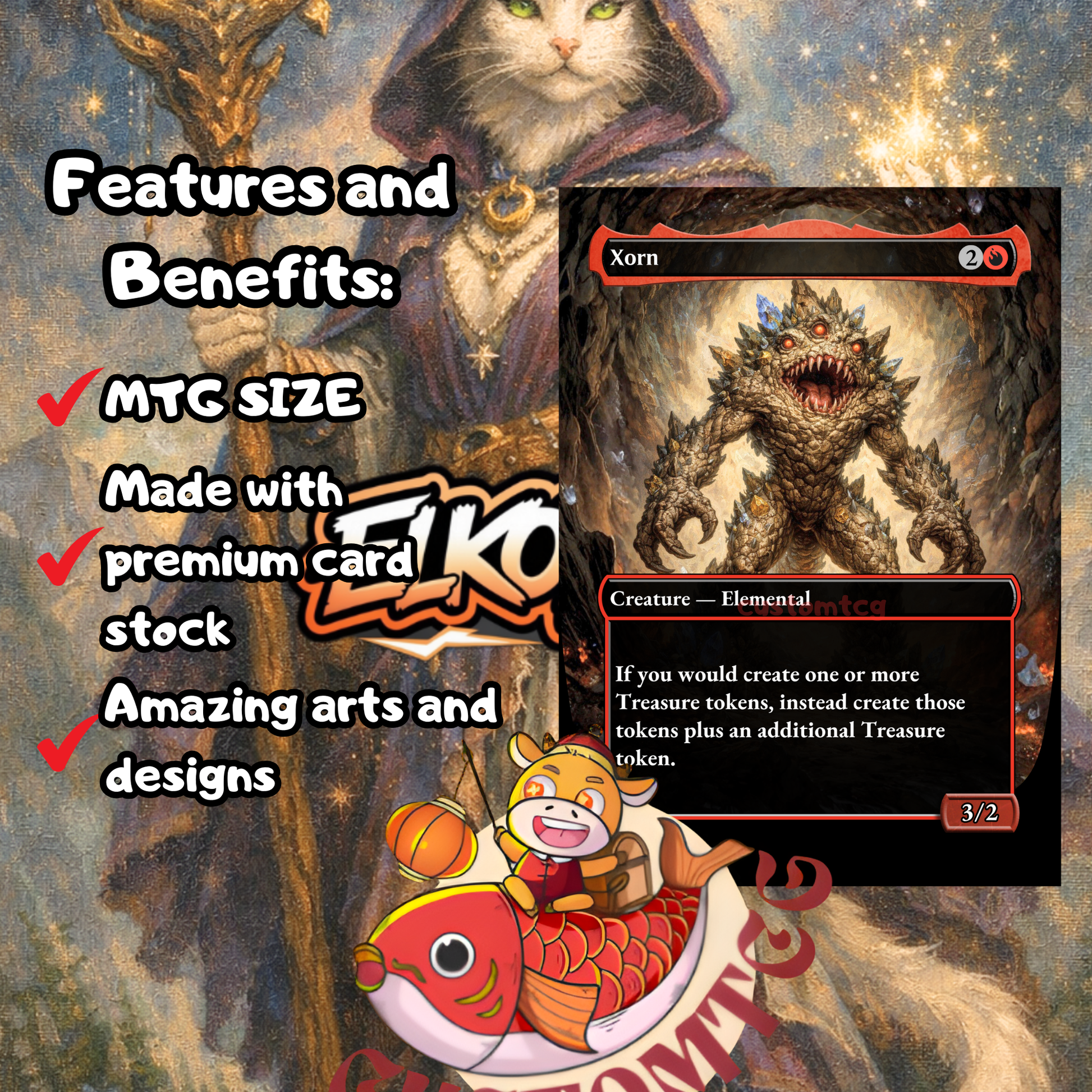 roxanne mtg card Roxanne, Starfall Savant — Custom Deck (100 Cards + Tokens) – ElkoyTCG