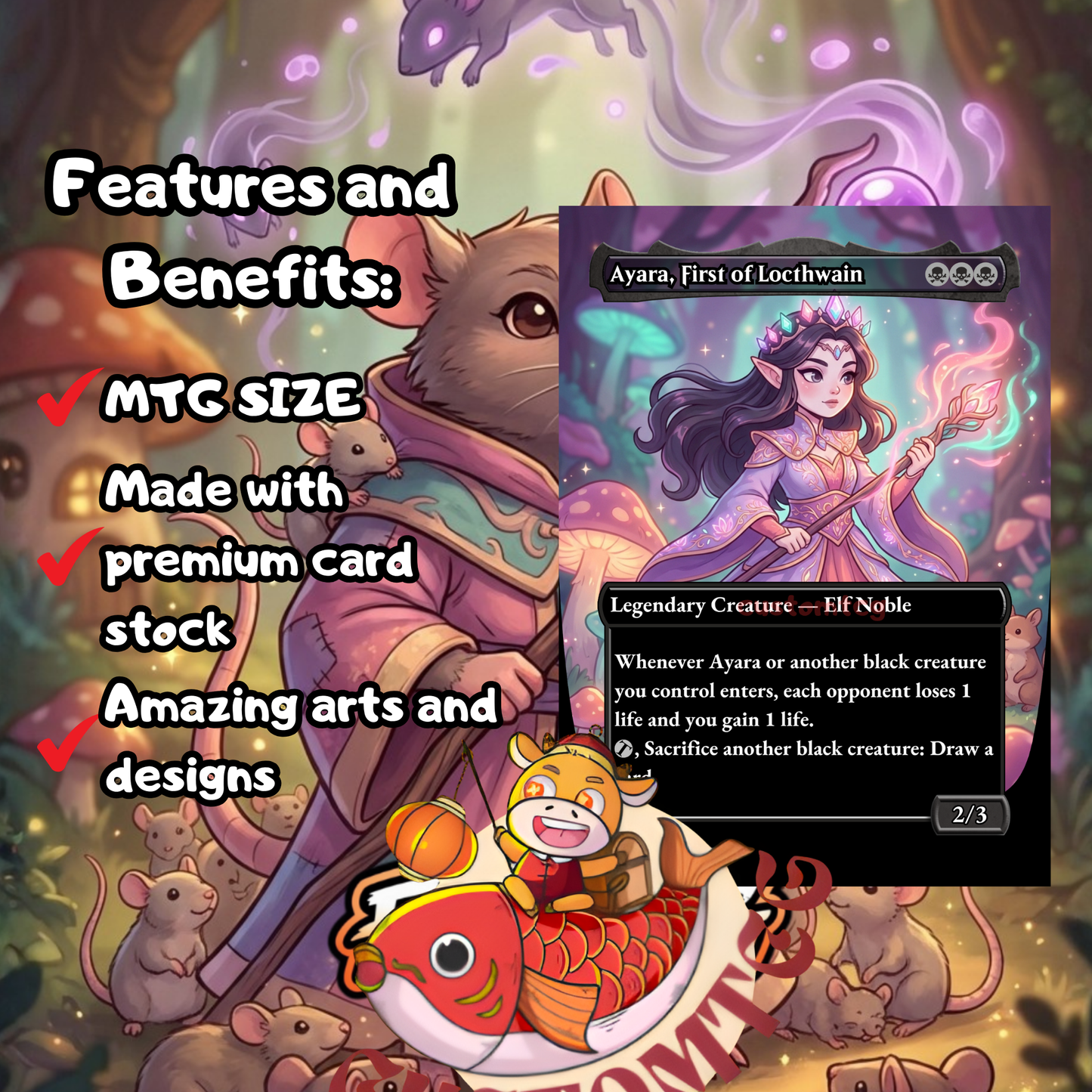 Ashcoat of the Shadow Swarm Custom Deck