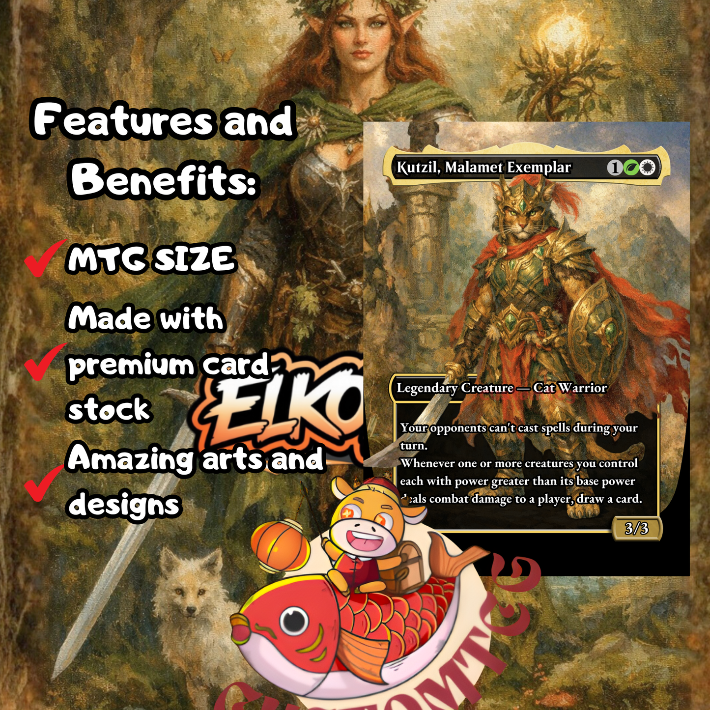 Ellivere of the Wild Court Custom Deck
