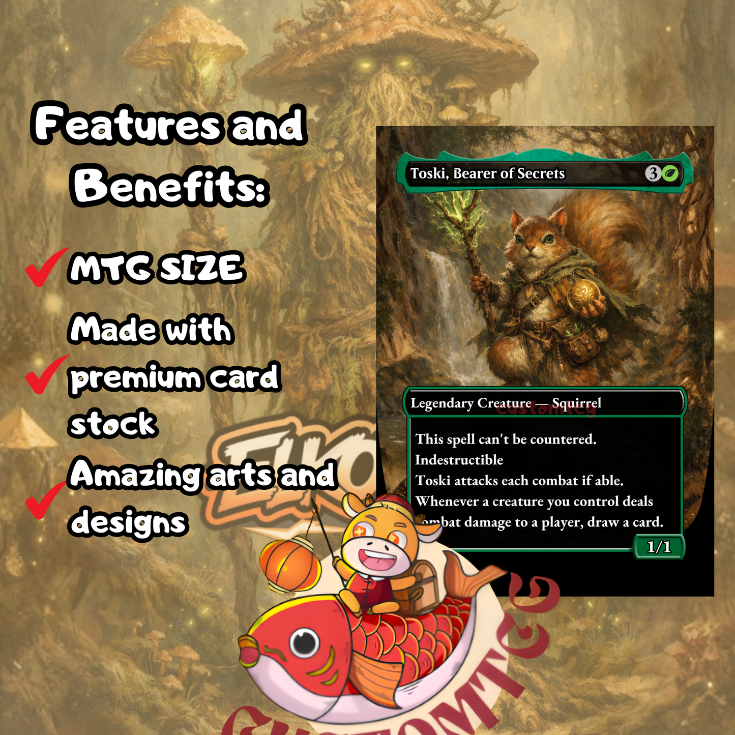 Shroofus Sproutsire Custom Deck