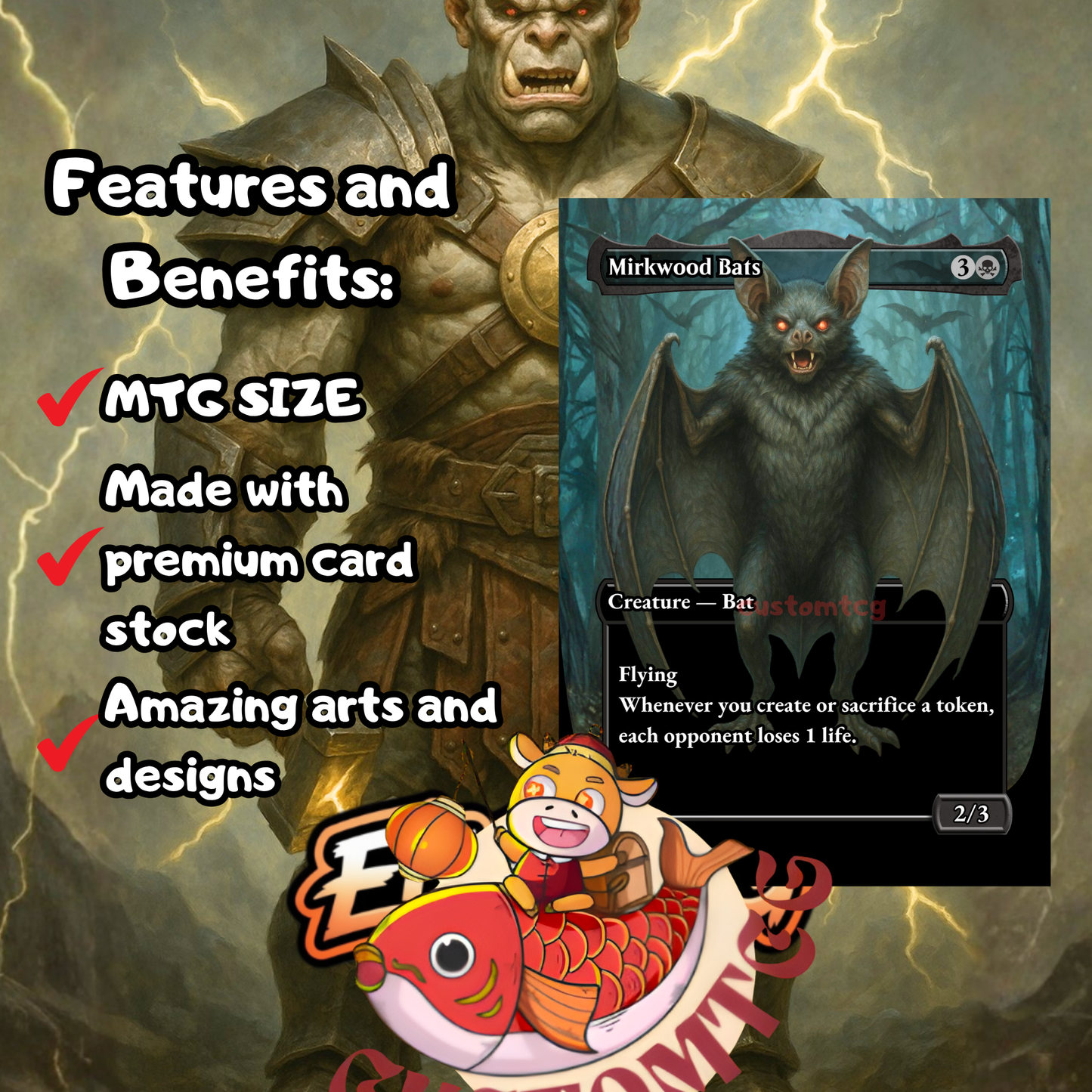 Zurgo Stormrender Custom Deck