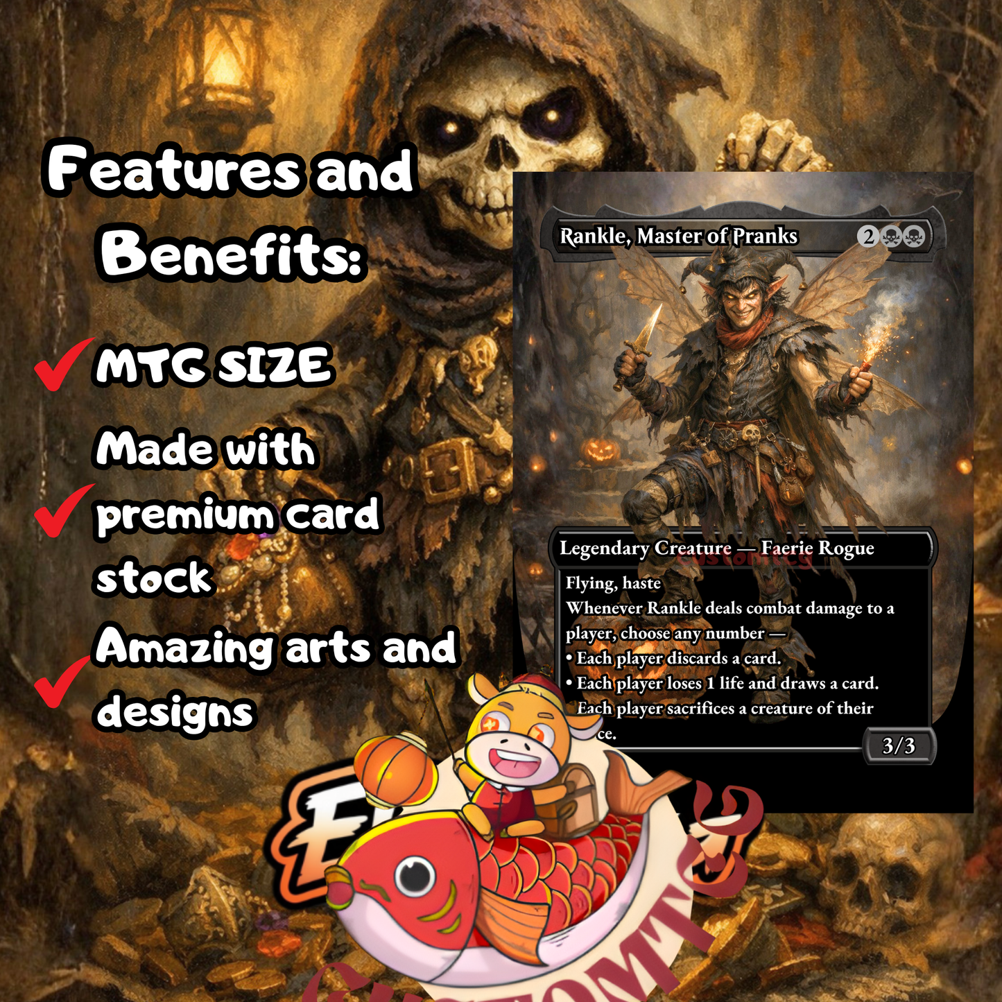 TinyBones, Bauble Burglar Custom Deck