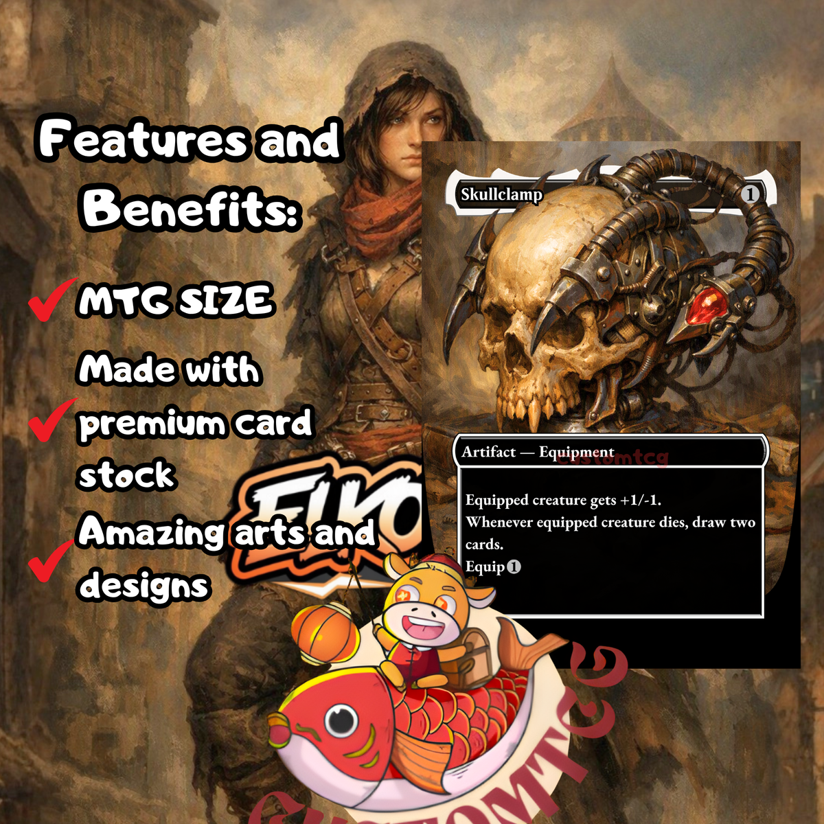 Delney, Streetwise Lookout — Mono-White Go-Wide Token Custom Deck