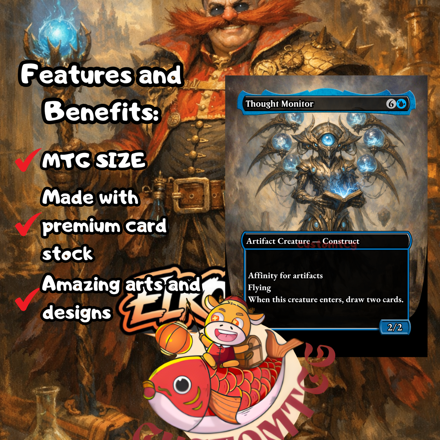 Dr. Eggman Custom Deck