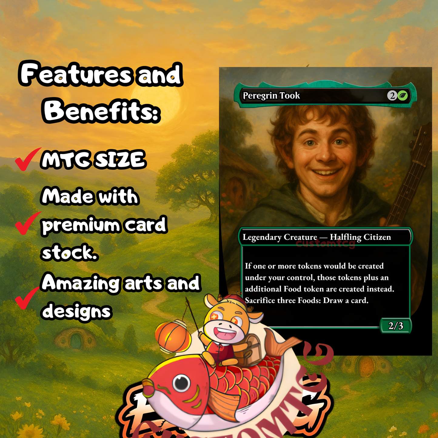 Frodo and Sam Food Commander Deck