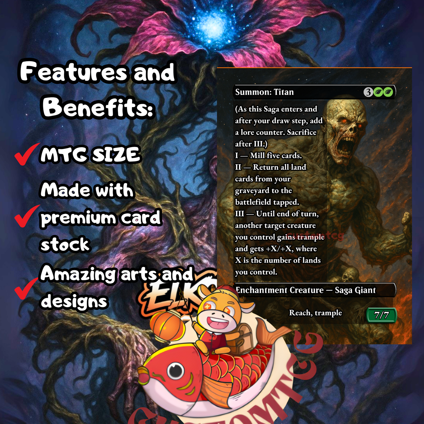 The Necrobloom V2 Custom Deck