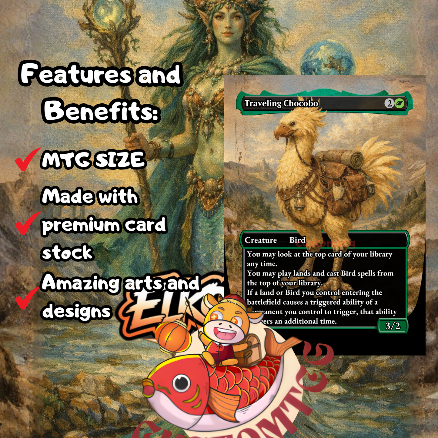 Tatyova, Benthic Druid Custom Deck