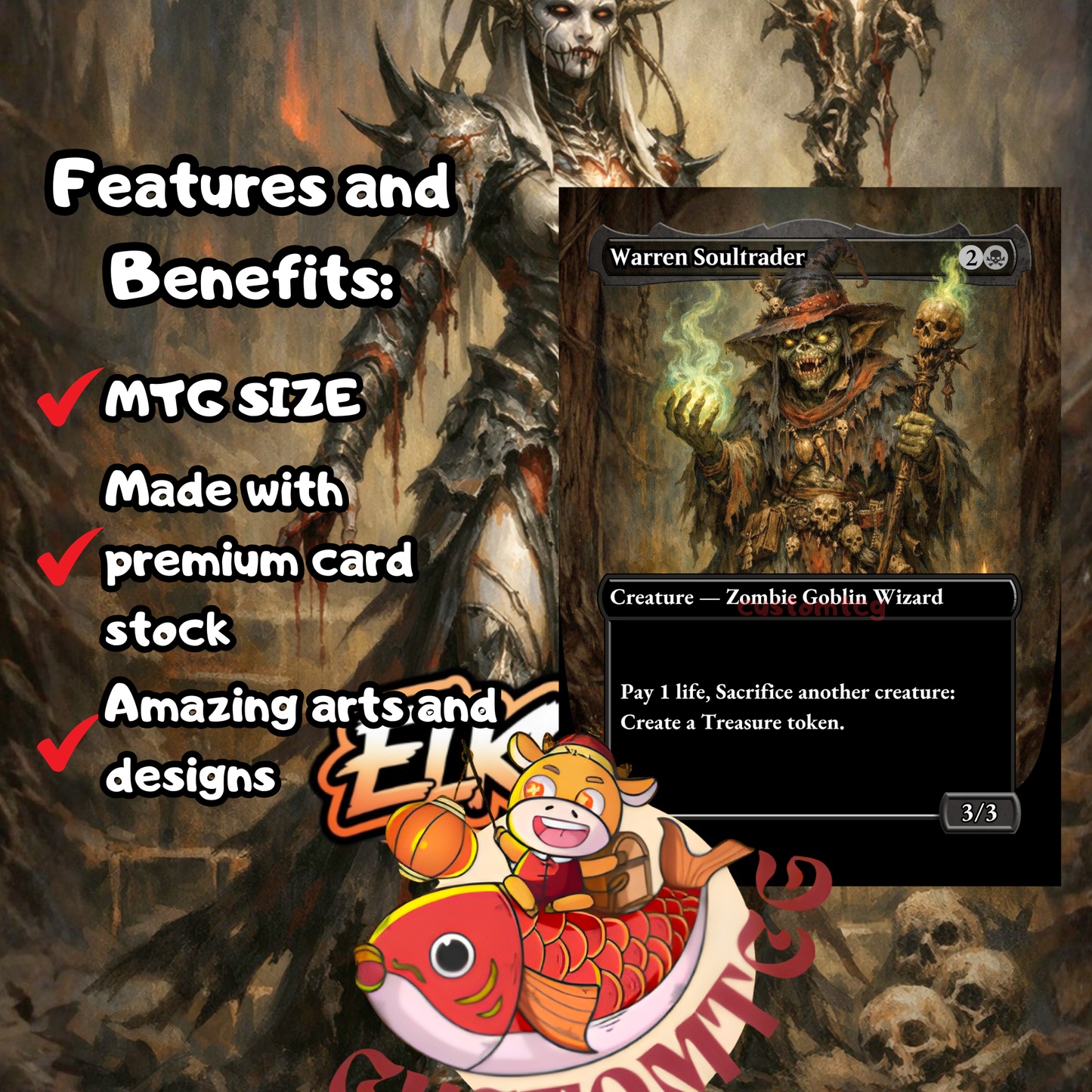 Elas il-Kor, Sadistic Pilgrim Custom Deck