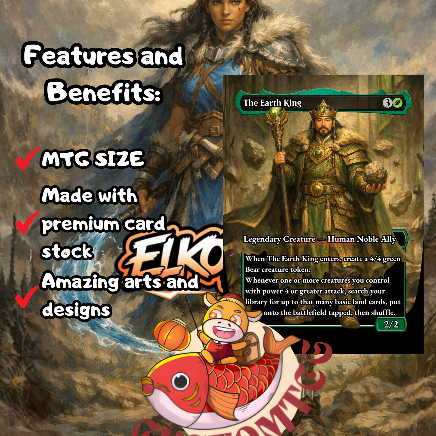 Katara, the Fearless Custom Deck