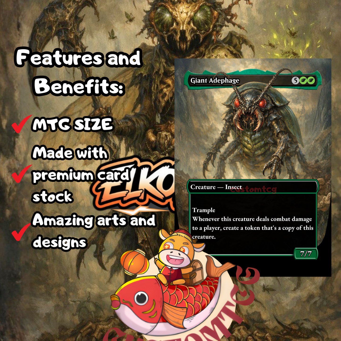Grist, the Hunger Tide Custom Deck