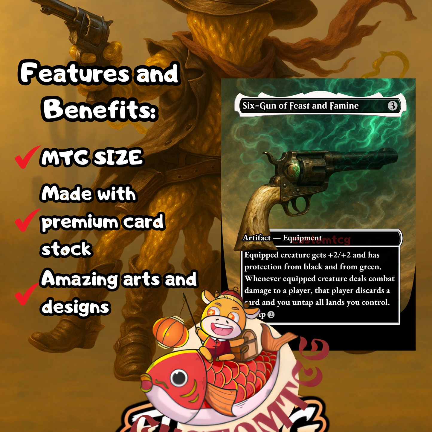 Felix Five-Boots – Custom Deck