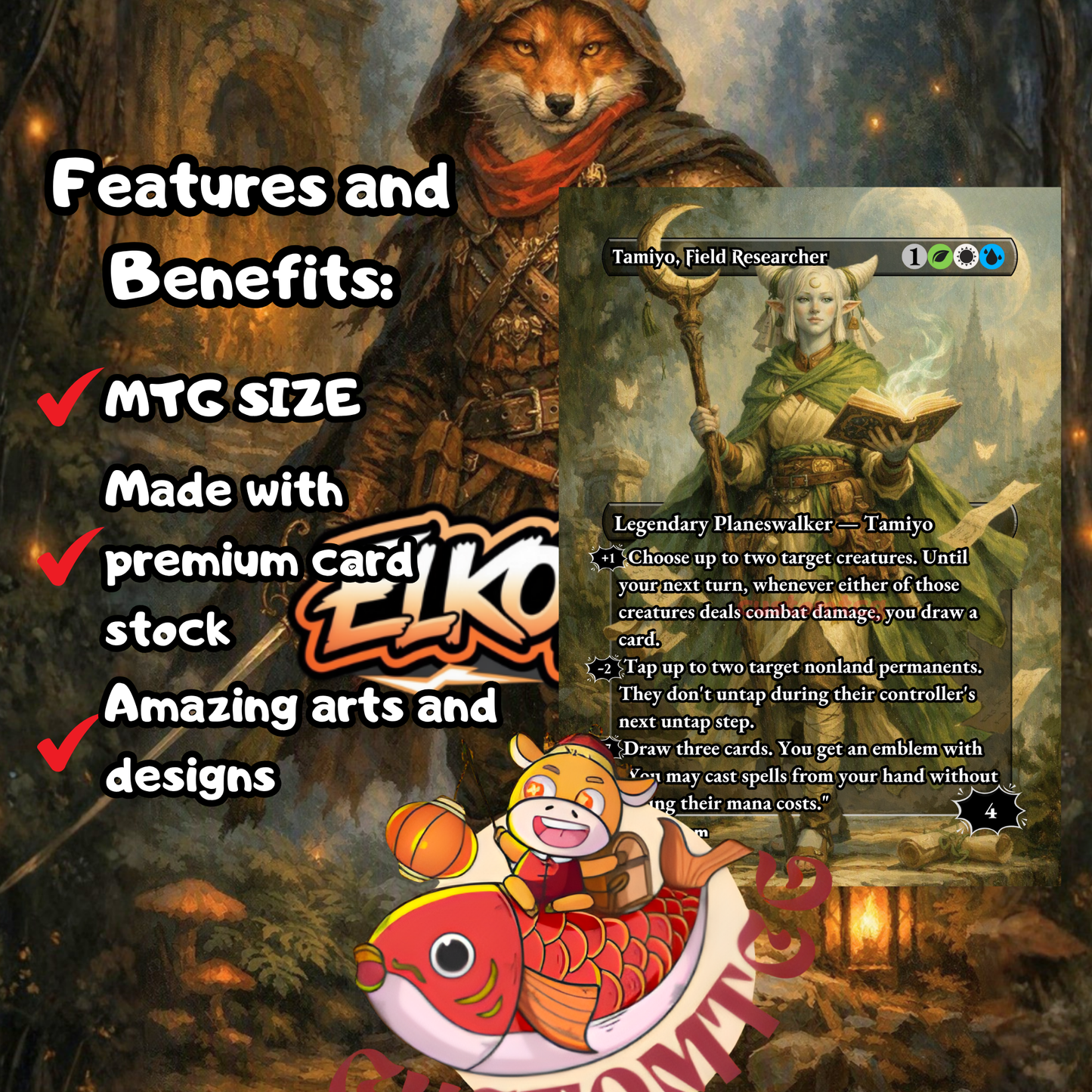 Mr. Foxglove Custom Deck