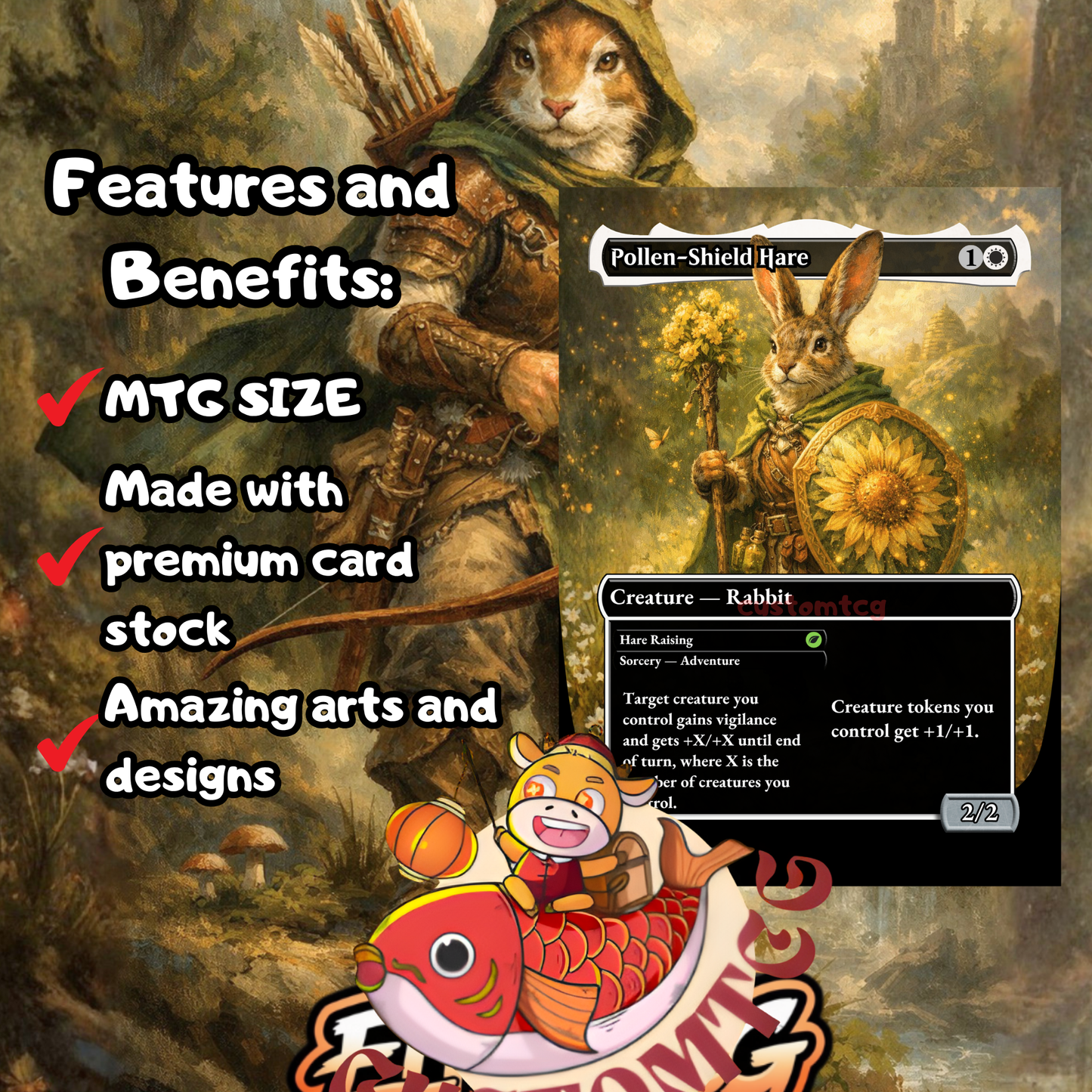 Finneas, Ace Archer Custom Deck