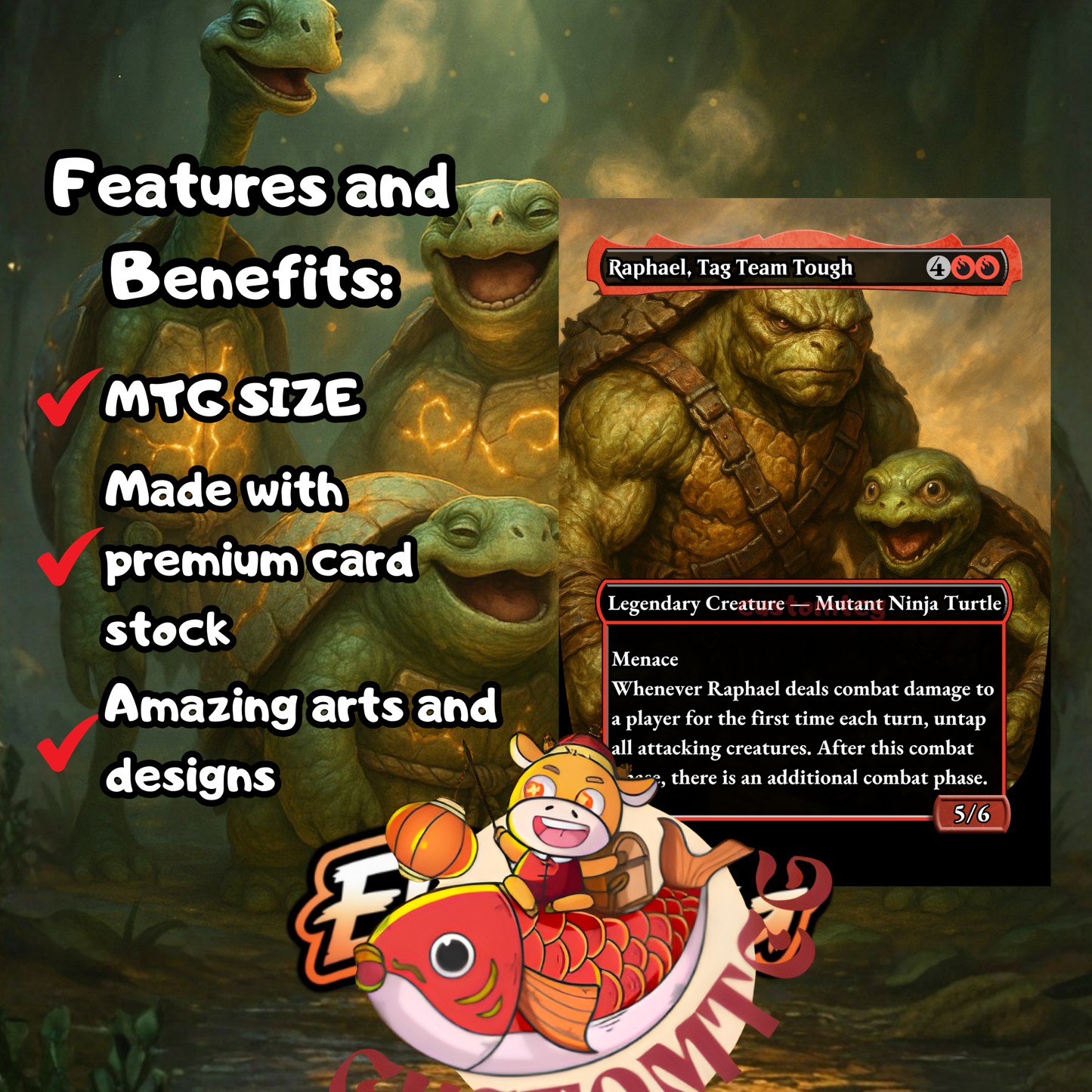 🛡️ Heroes in a Half Shell – Custom Commander Deck (100 Cards + Tokens)