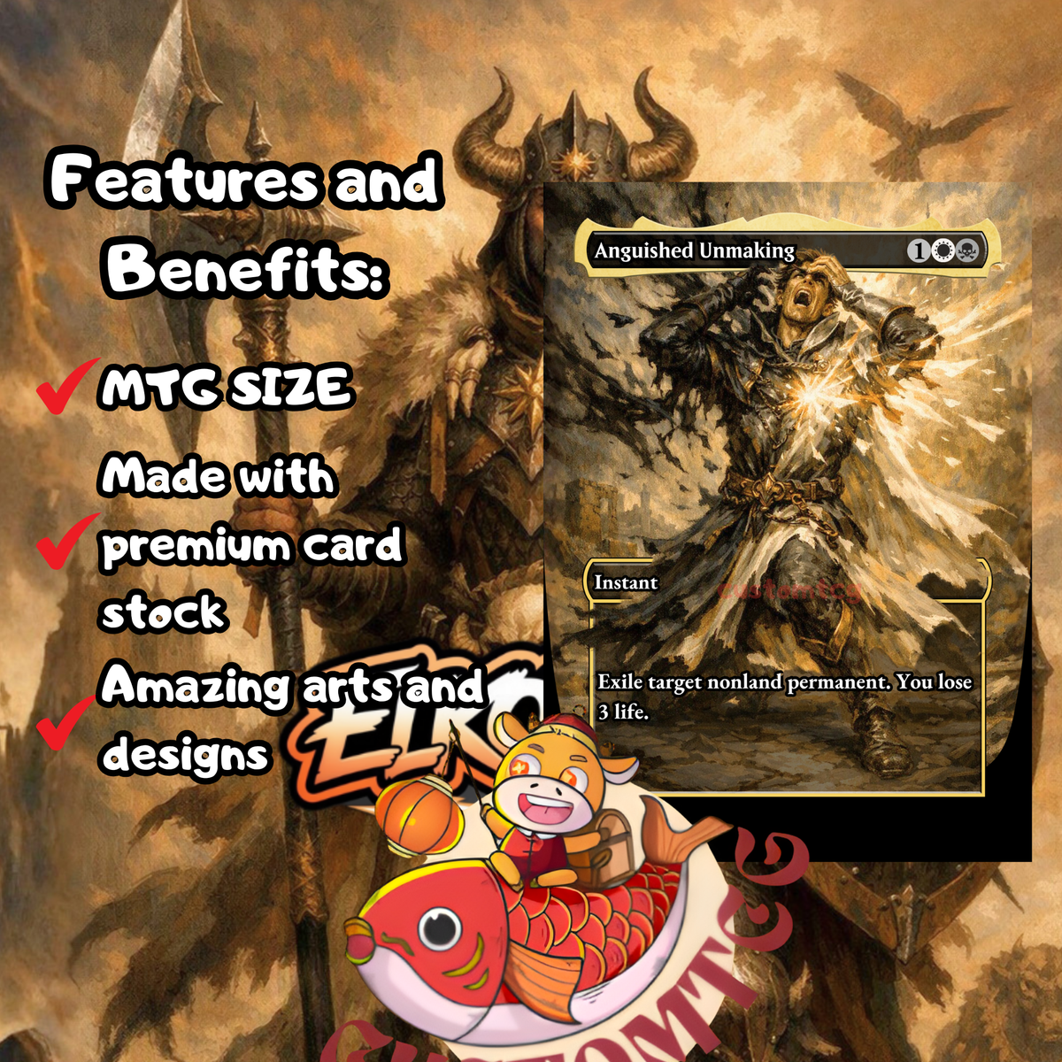 Felothar, Dawn of the Abzan Counters Custom Deck 🌿💀⚔️