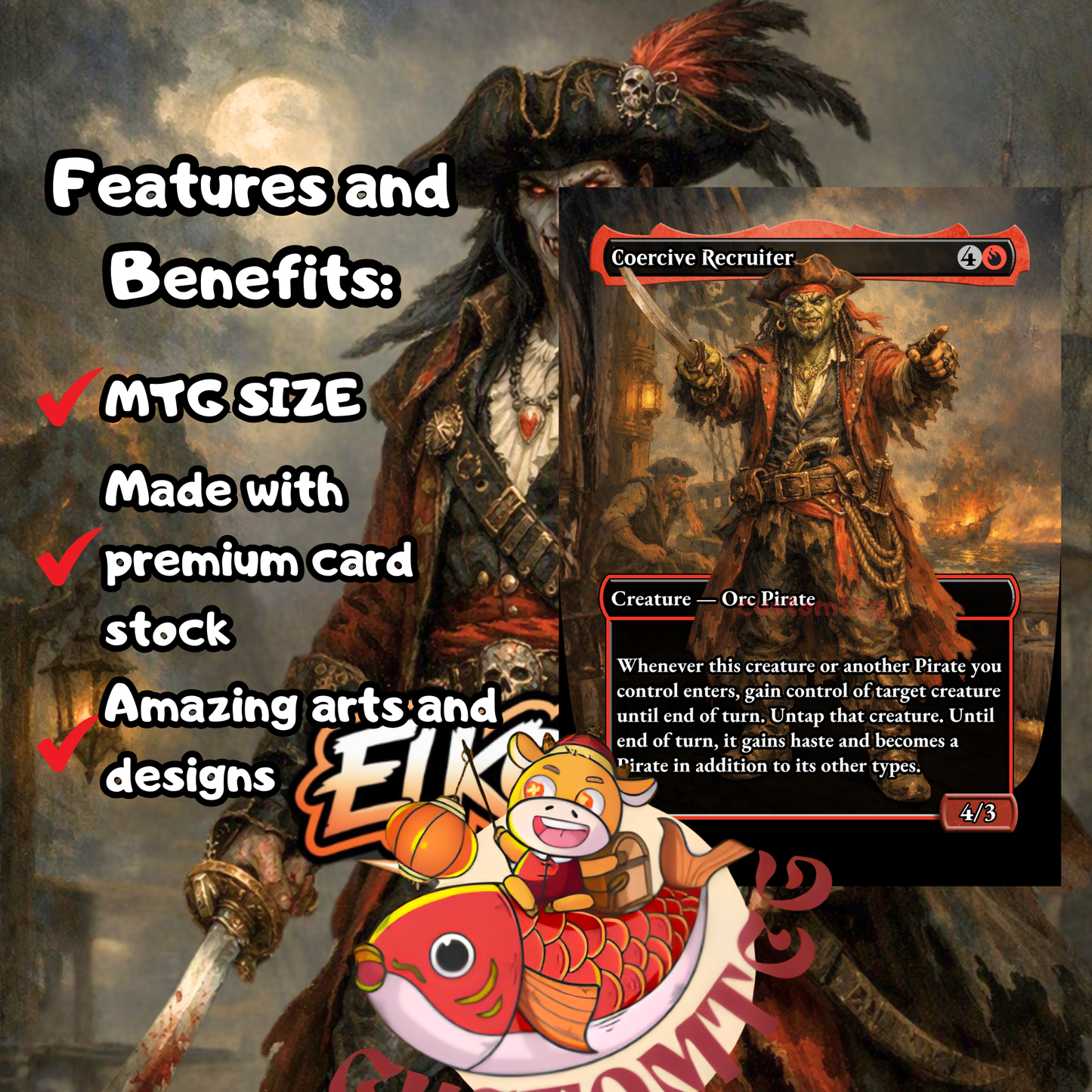 Don Andres, the Renegade — Grixis Steal & Pirates Custom Deck