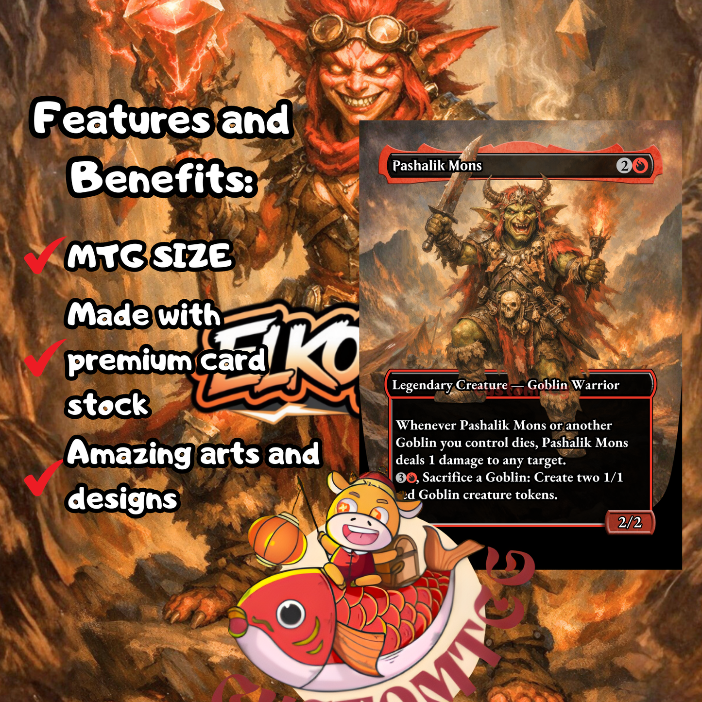 Zada, Hedron Grinder – Custom Goblin Deck (100 Cards + Tokens) 🔥