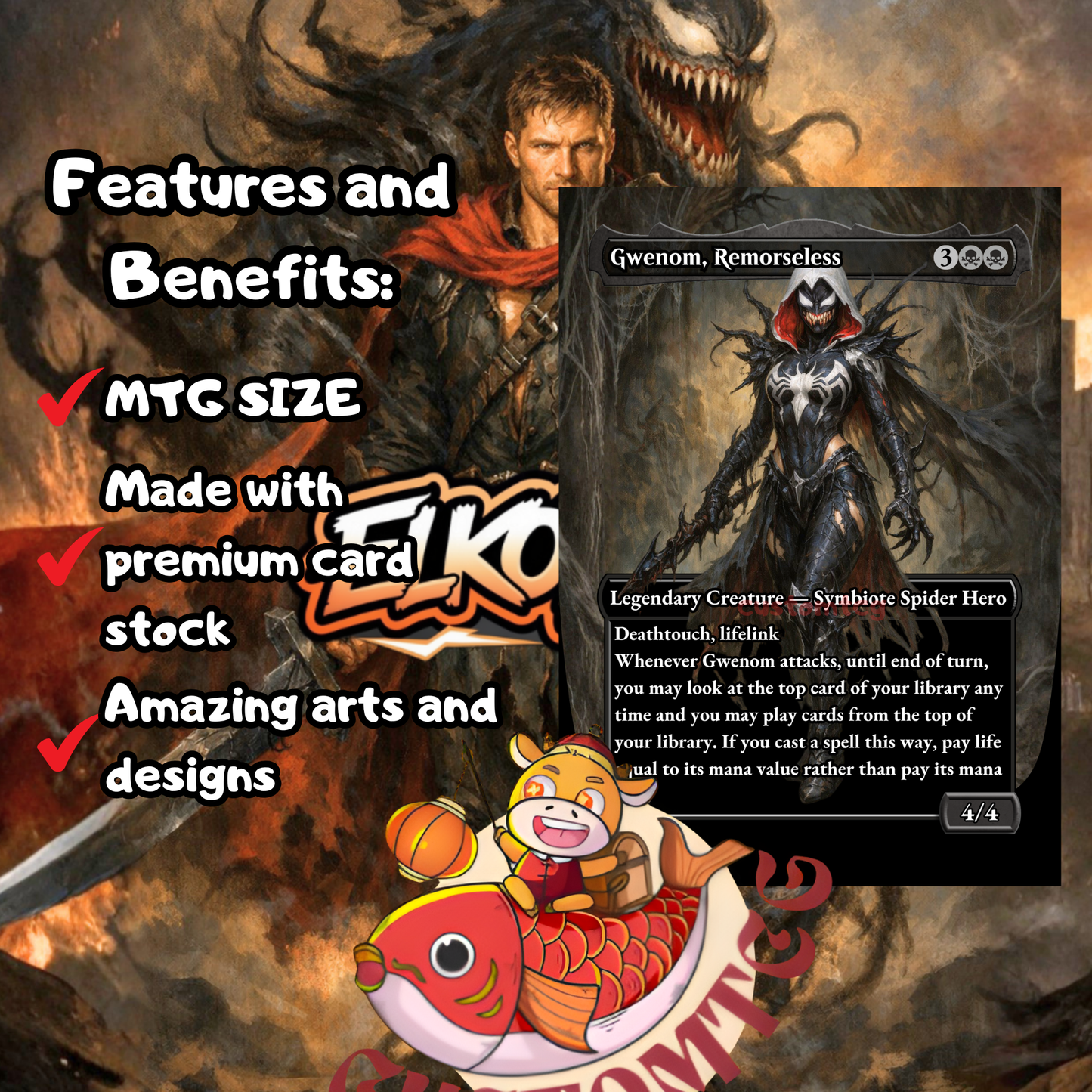 Eddie Brock // Venom, Lethal Protector Custom Deck