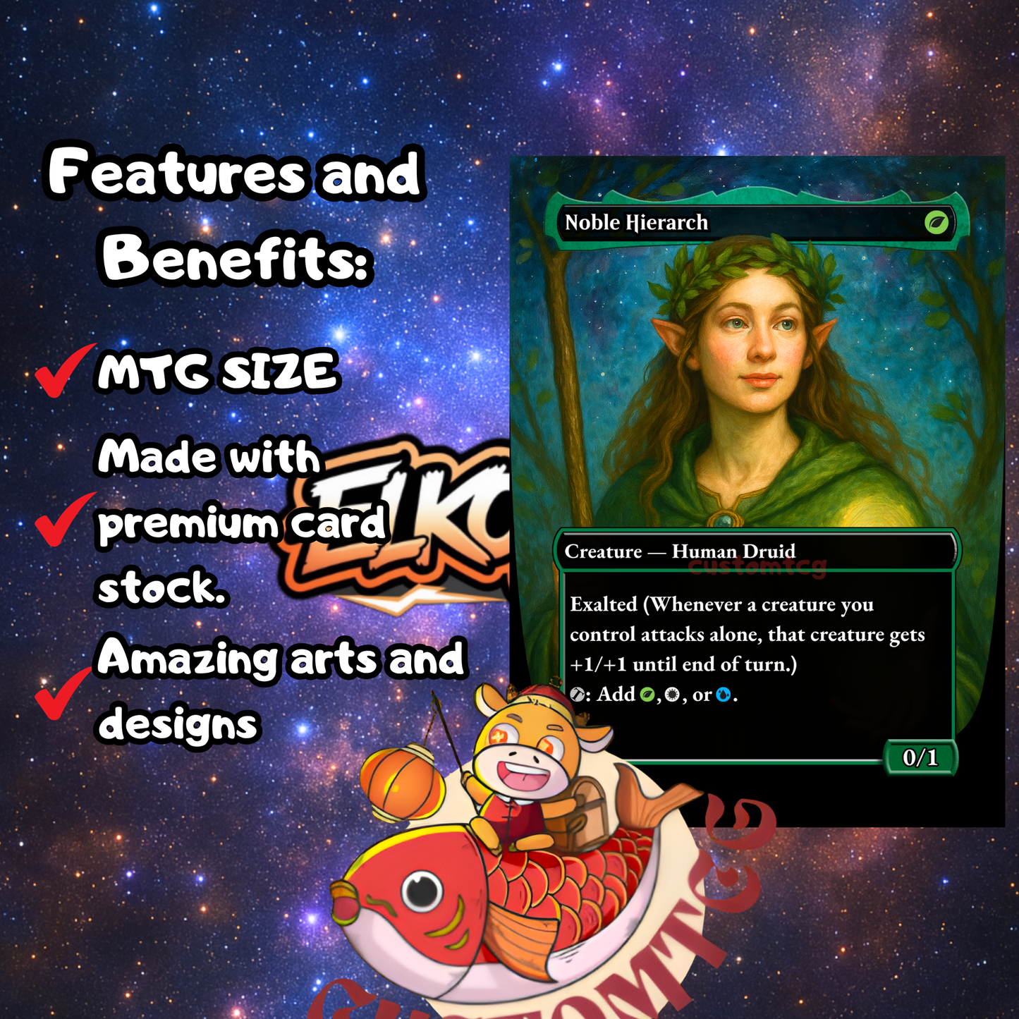 Cosmic Dragons Custom Deck