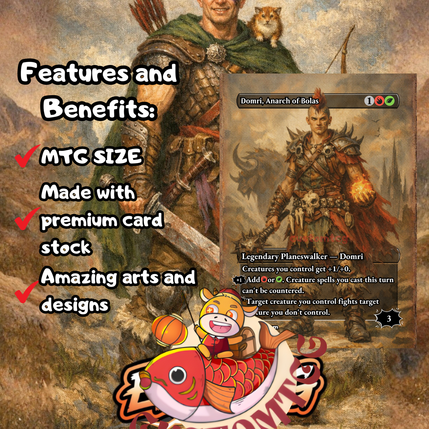 Minsc & Boo, Timeless Heroes Custom Deck
