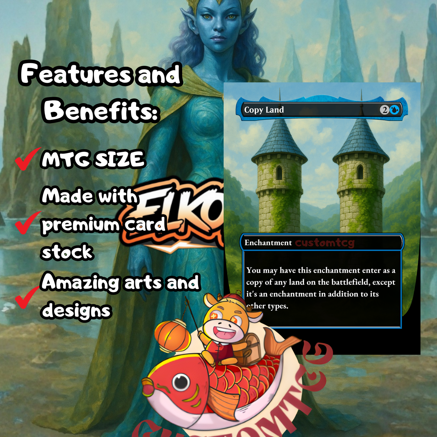Omo, Queen of Vesuva – Custom Deck