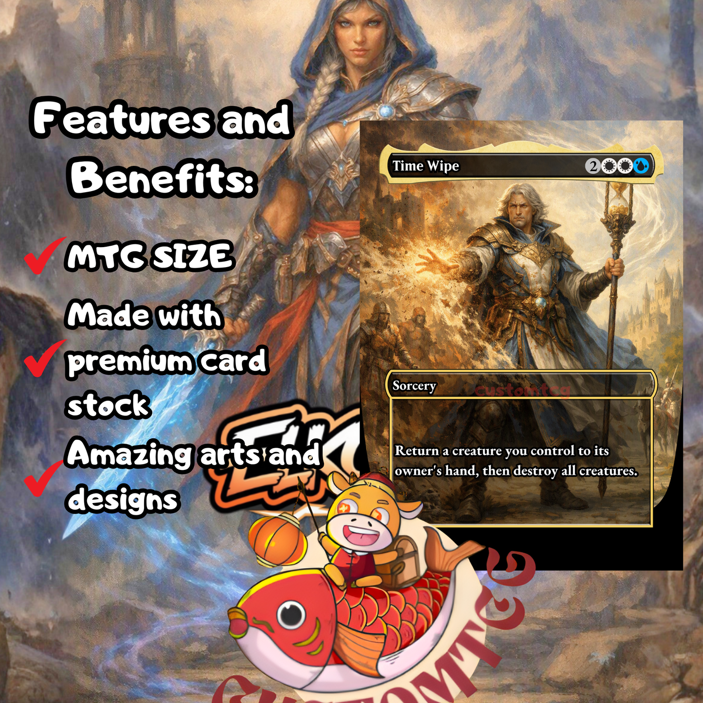 Zethi, Arcane Blademaster Custom Deck