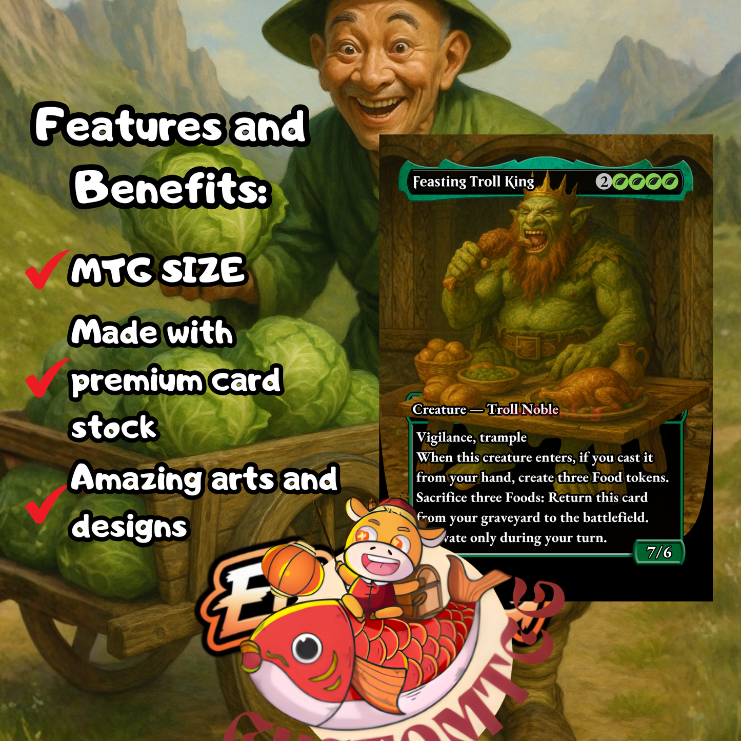 The Cabbage Merchant – Custom Deck