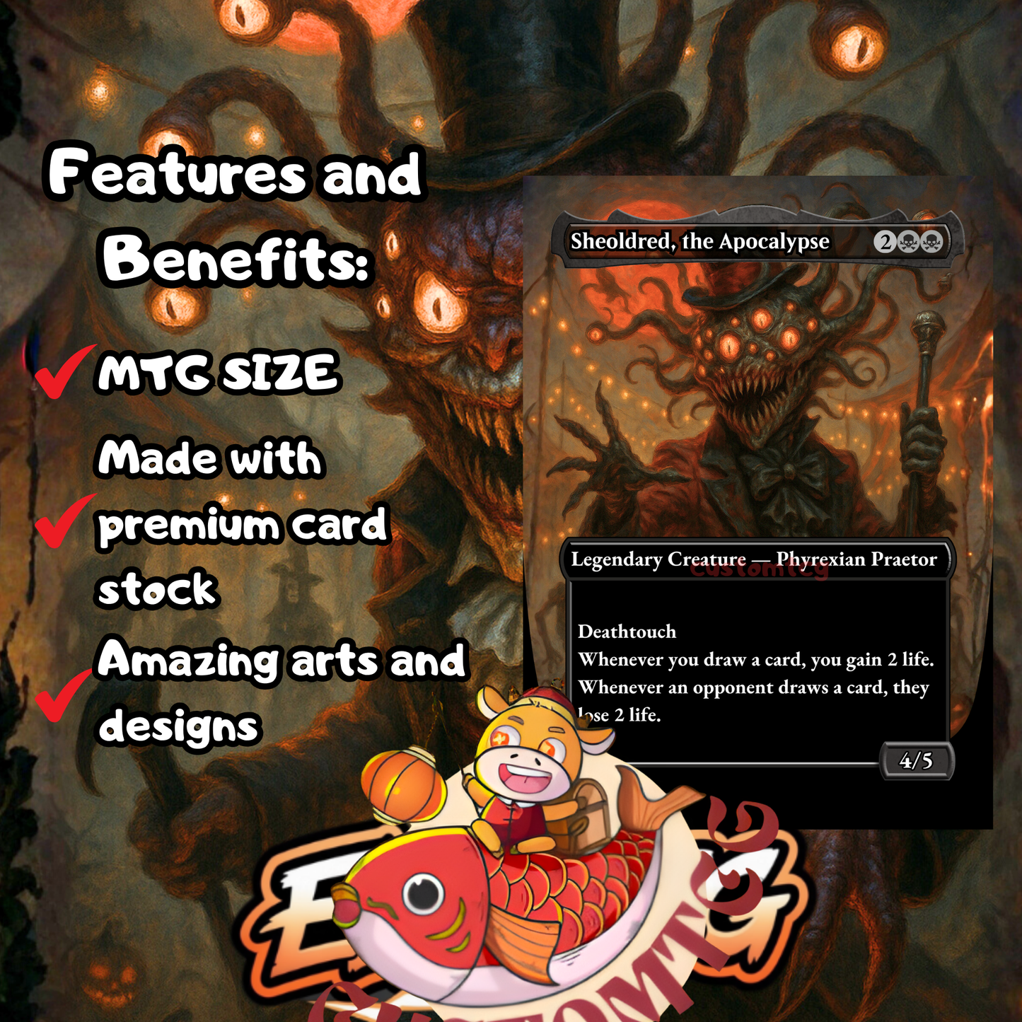 Karazikar, the Eye Tyrant – Custom Commander Deck (100 Cards + Tokens)