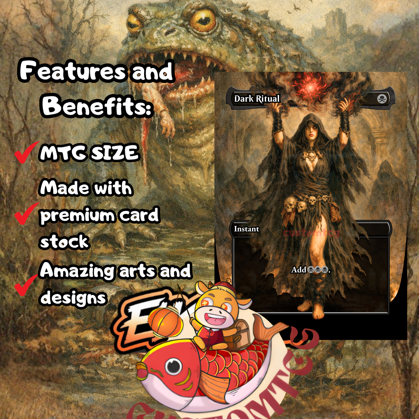 The Gitrog Monster Custom Deck