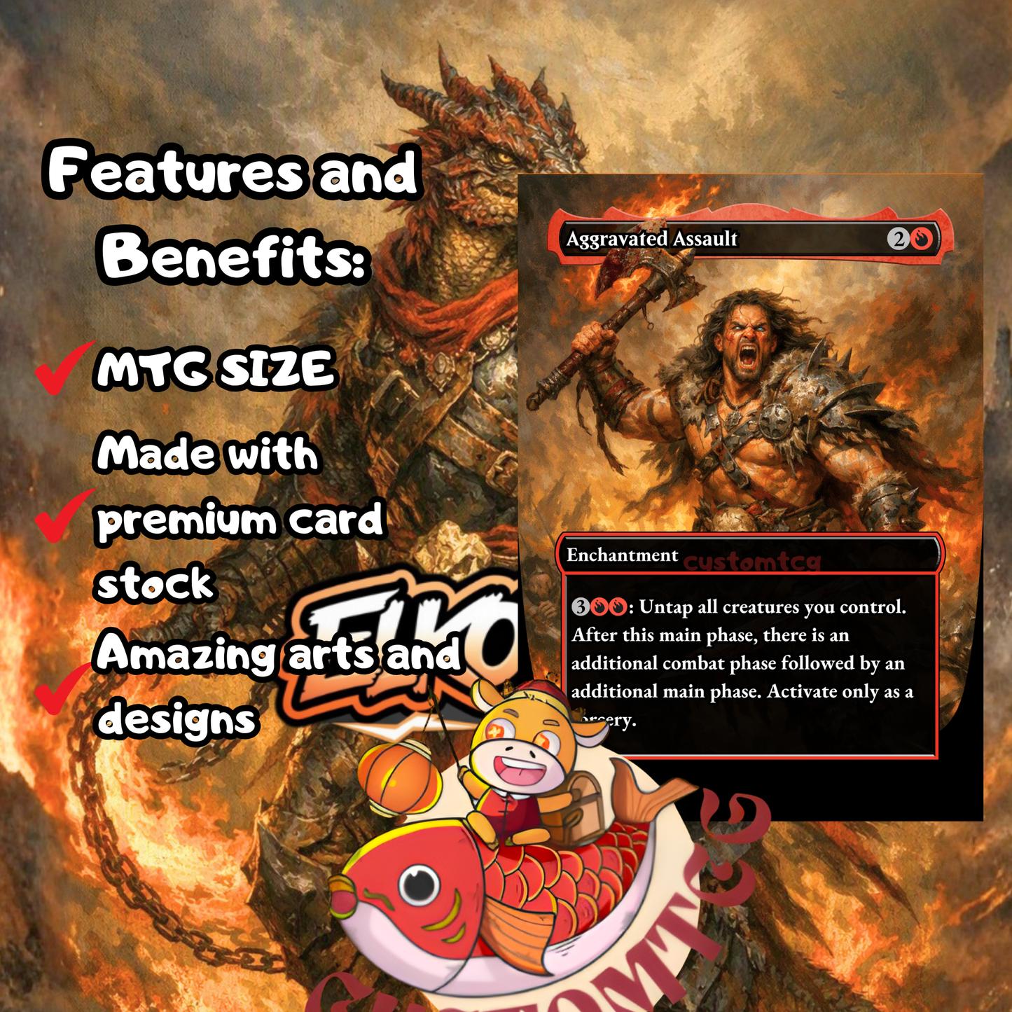 Ognis, the Dragon's Lash — Jund Treasure & Haste Aggro Custom Deck