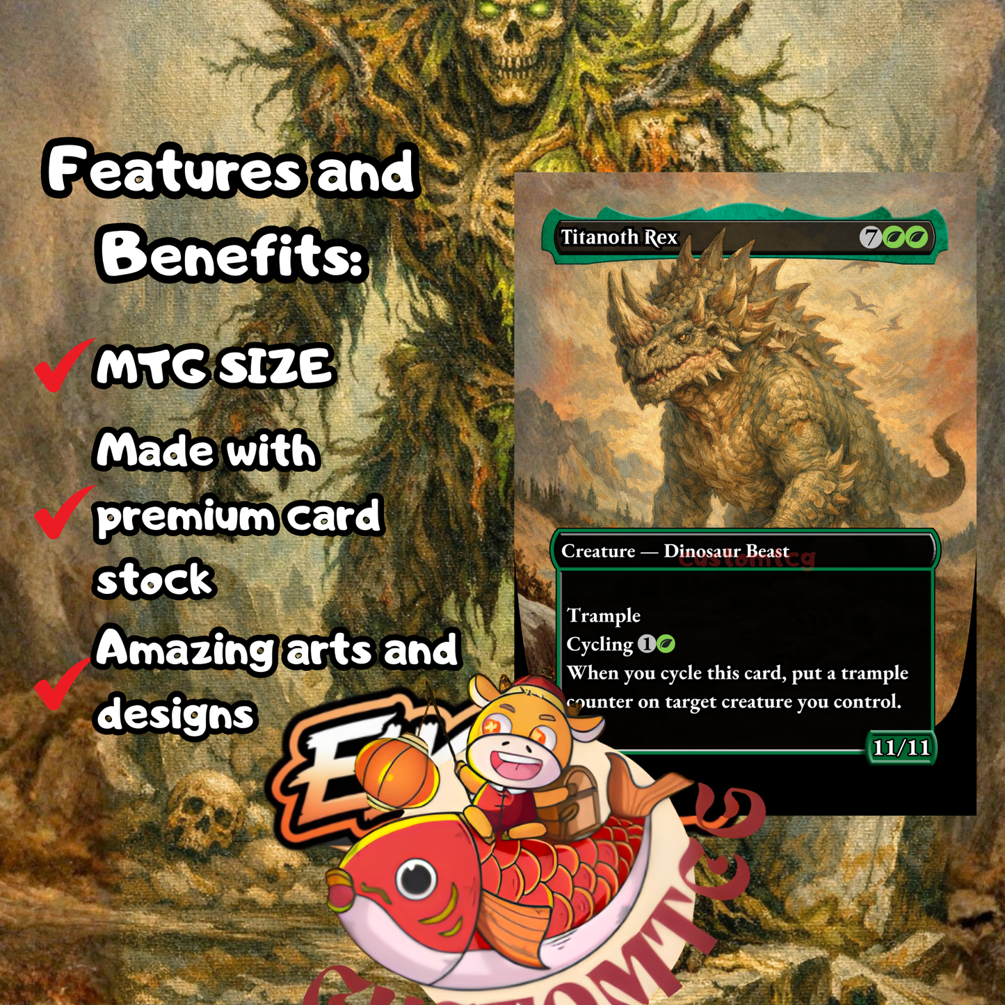 Skullbriar, the Walking Grave Custom Deck