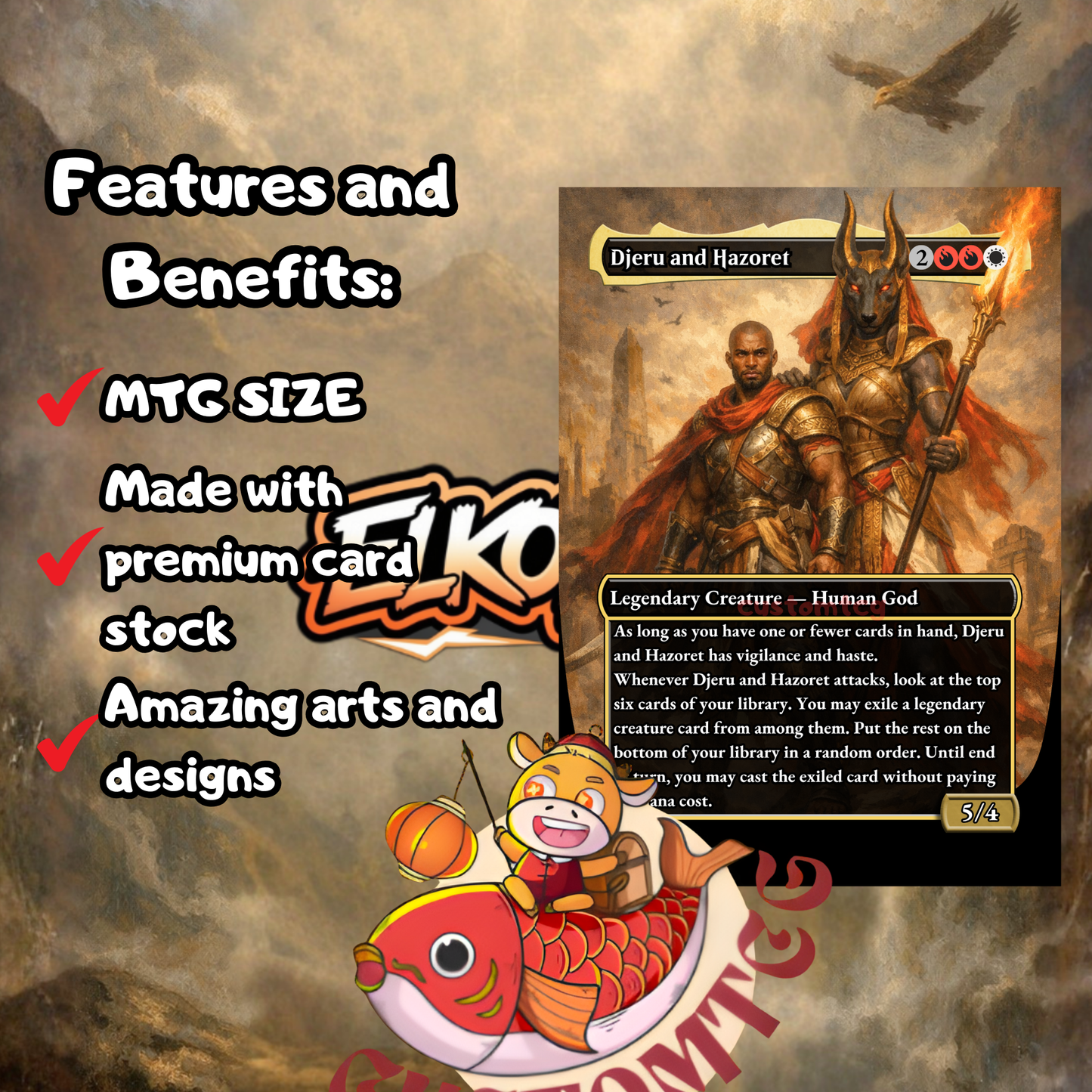 Atreus, Impulsive Son and Kratos Custom Deck