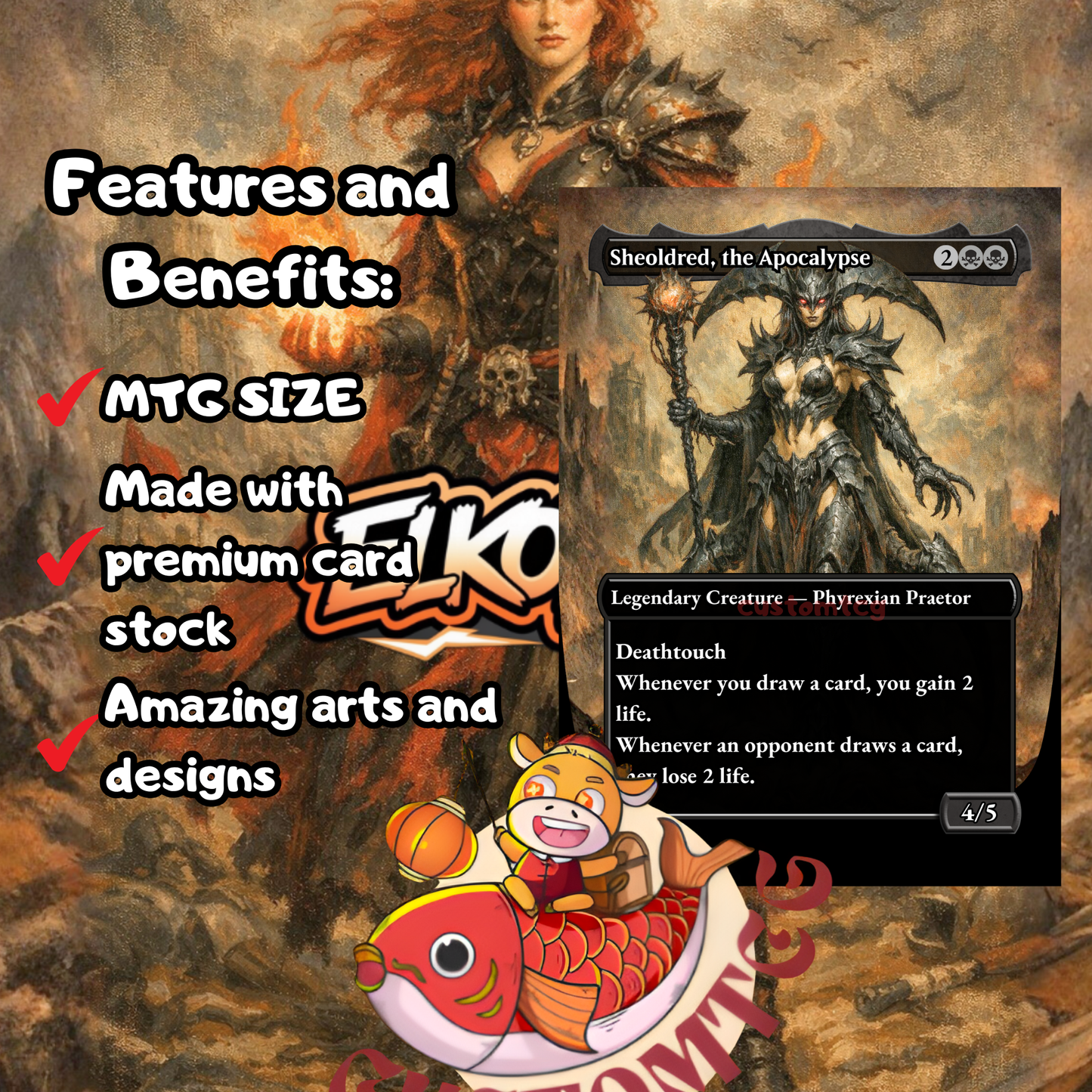 Rowan, Scion of War V2 Custom Deck